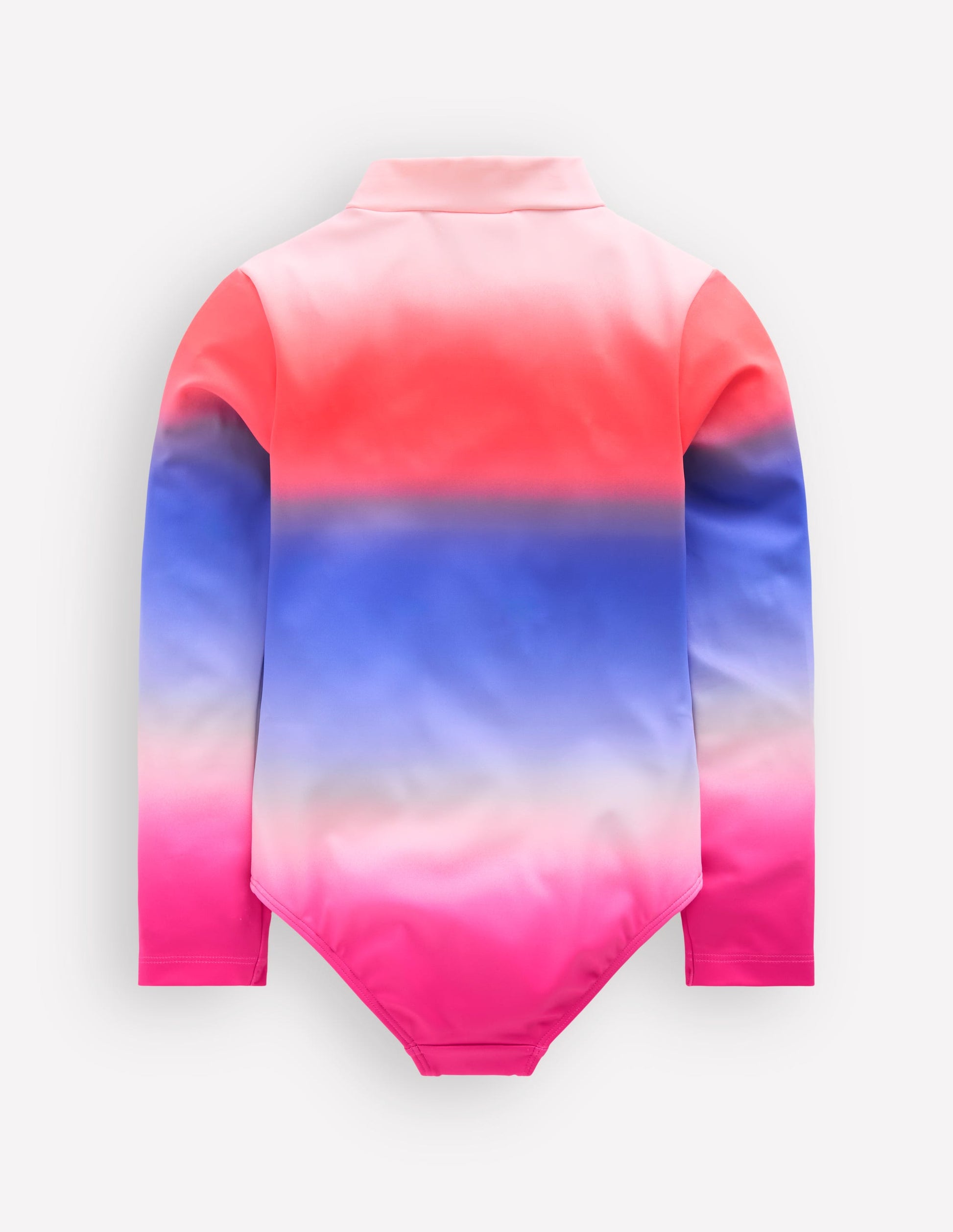 Badeanzug mit langen Ärmeln-Bunt Ombré-4
