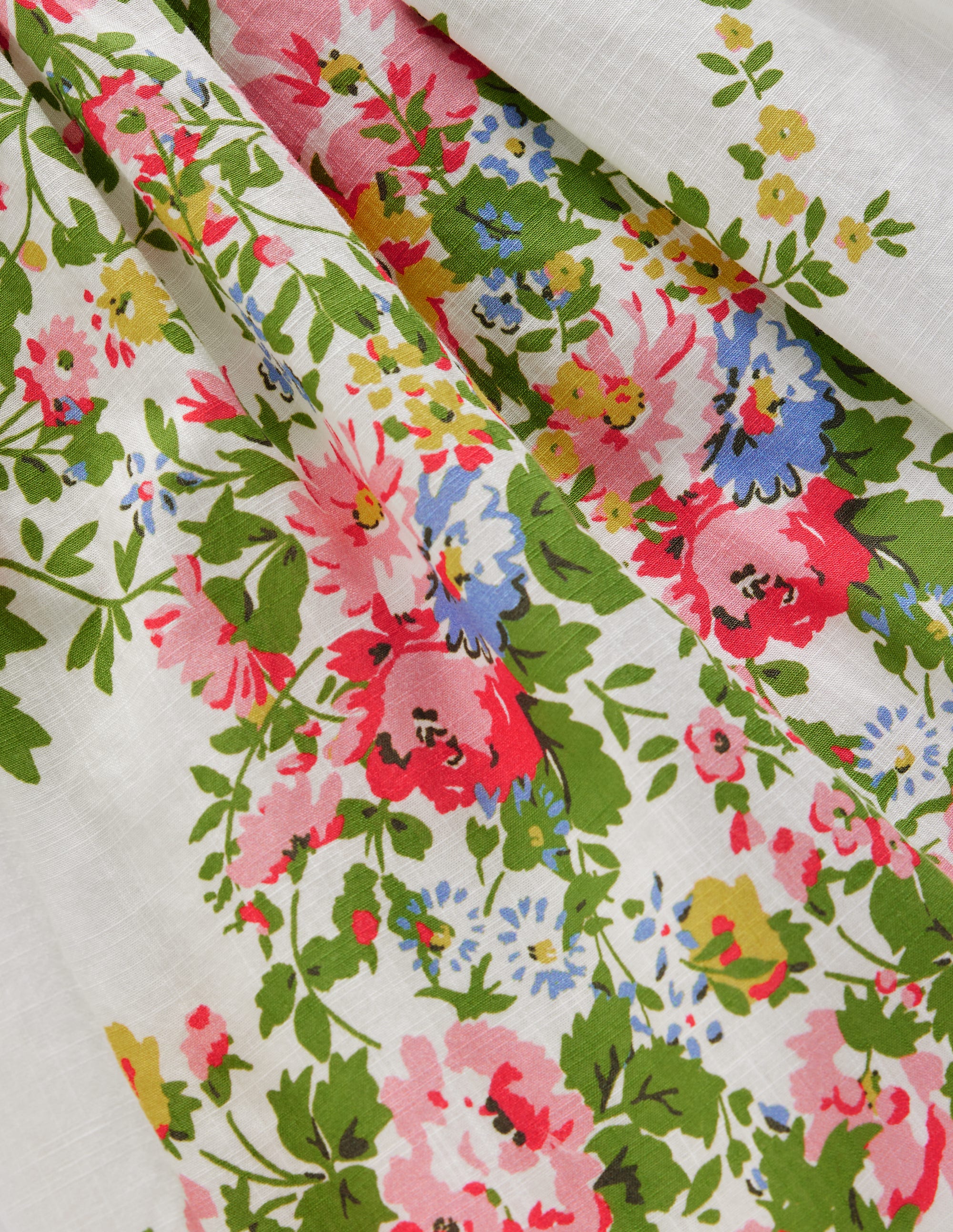 Annalisa Sommerkleid zum Herumwirbeln-Sanftes Naturweiß Blumenmuster - Image 3