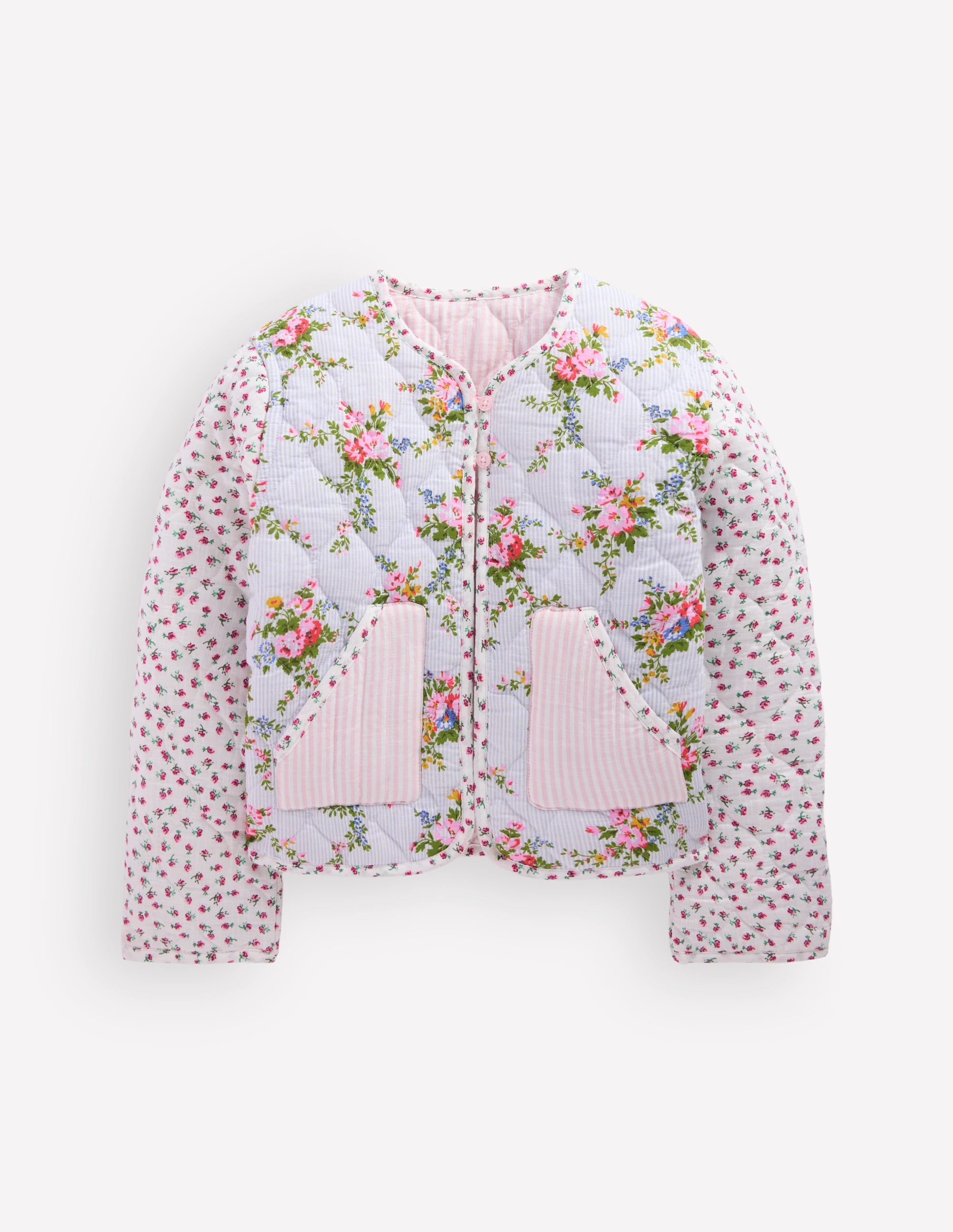 Wendbare Steppjacke-Kuddelmuddel-Blumenmuster - Image 1