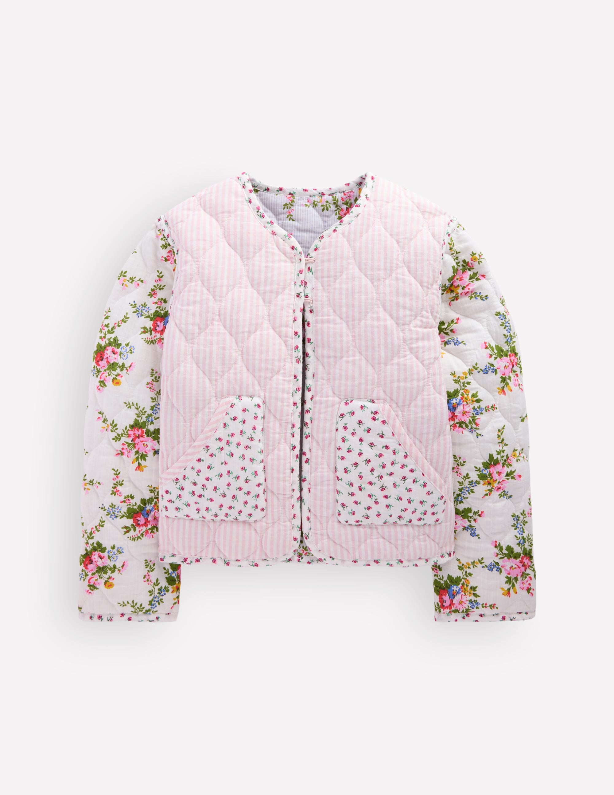 Wendbare Steppjacke-Kuddelmuddel-Blumenmuster - Image 4