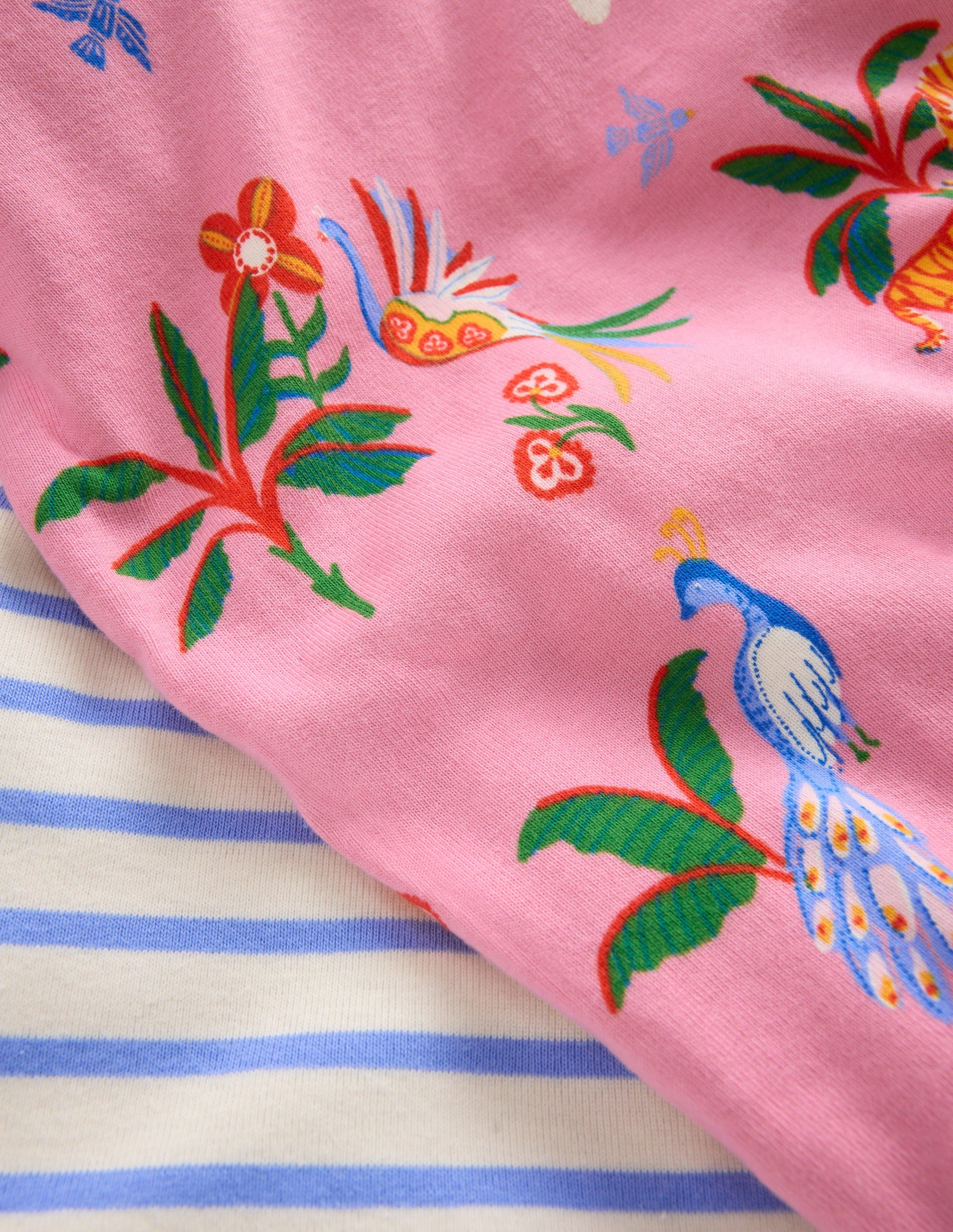 Kurze Schlafanzüge im Doppelpack-Rosa, Einhorn-3