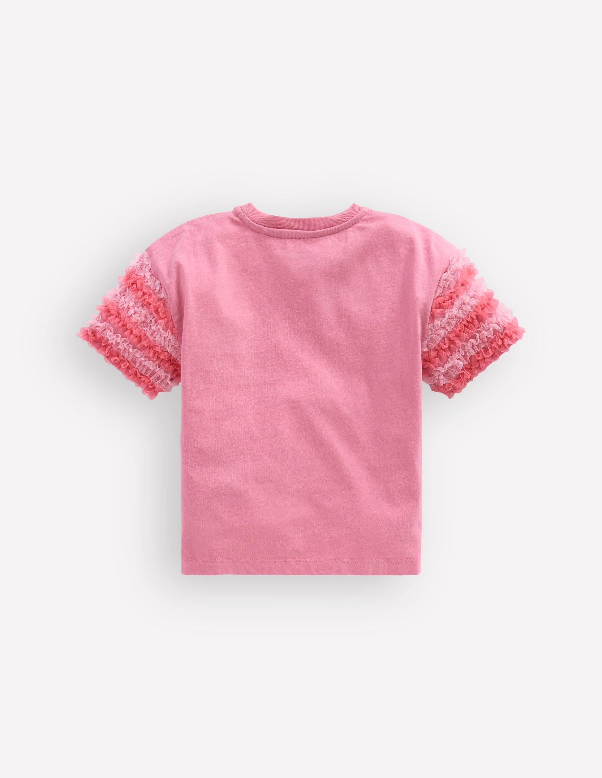 Oberteil aus Tüll-Mix-Rosa Schleier-2