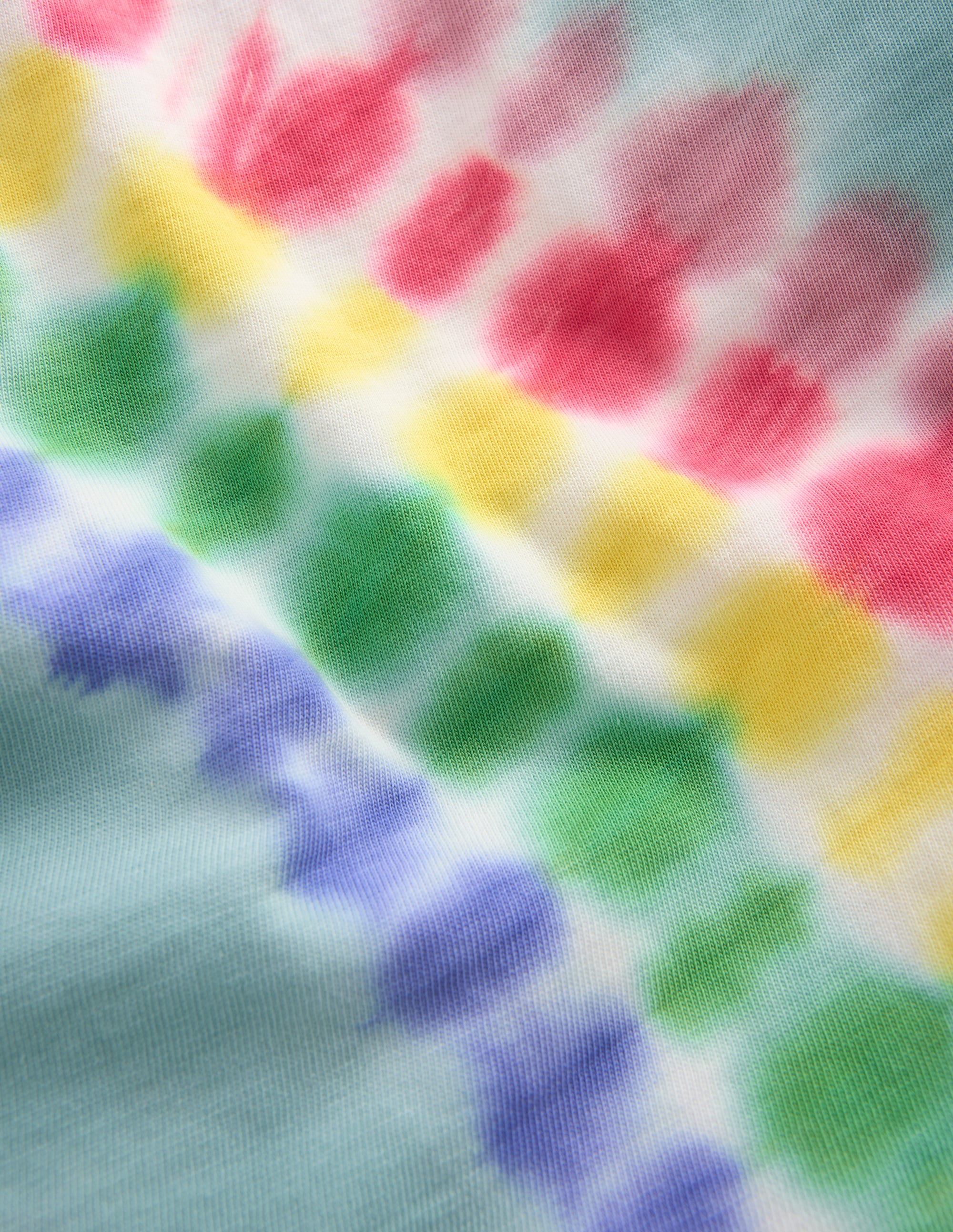 Oberteil mit Batikmuster und Logo-Morgenblau Regenbogen - Image 3