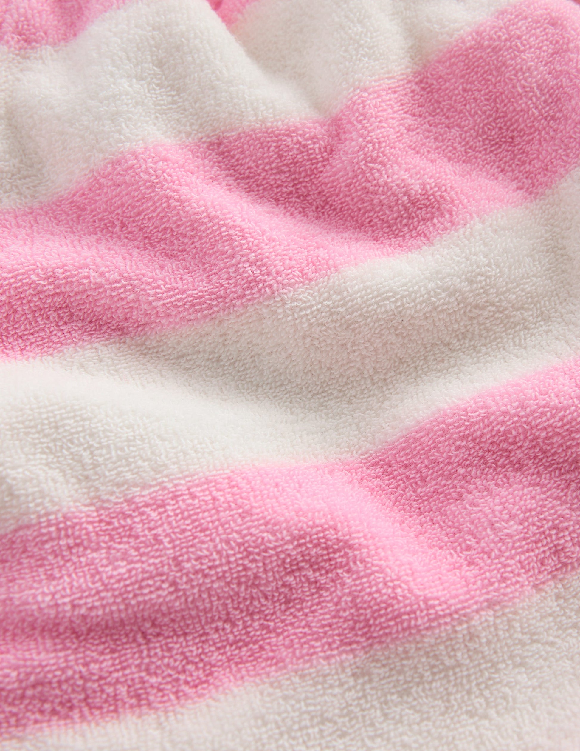 Frottee-Shorts mit aufgesetzten Taschen-Frühlingsblüte Rosa Streifen-5