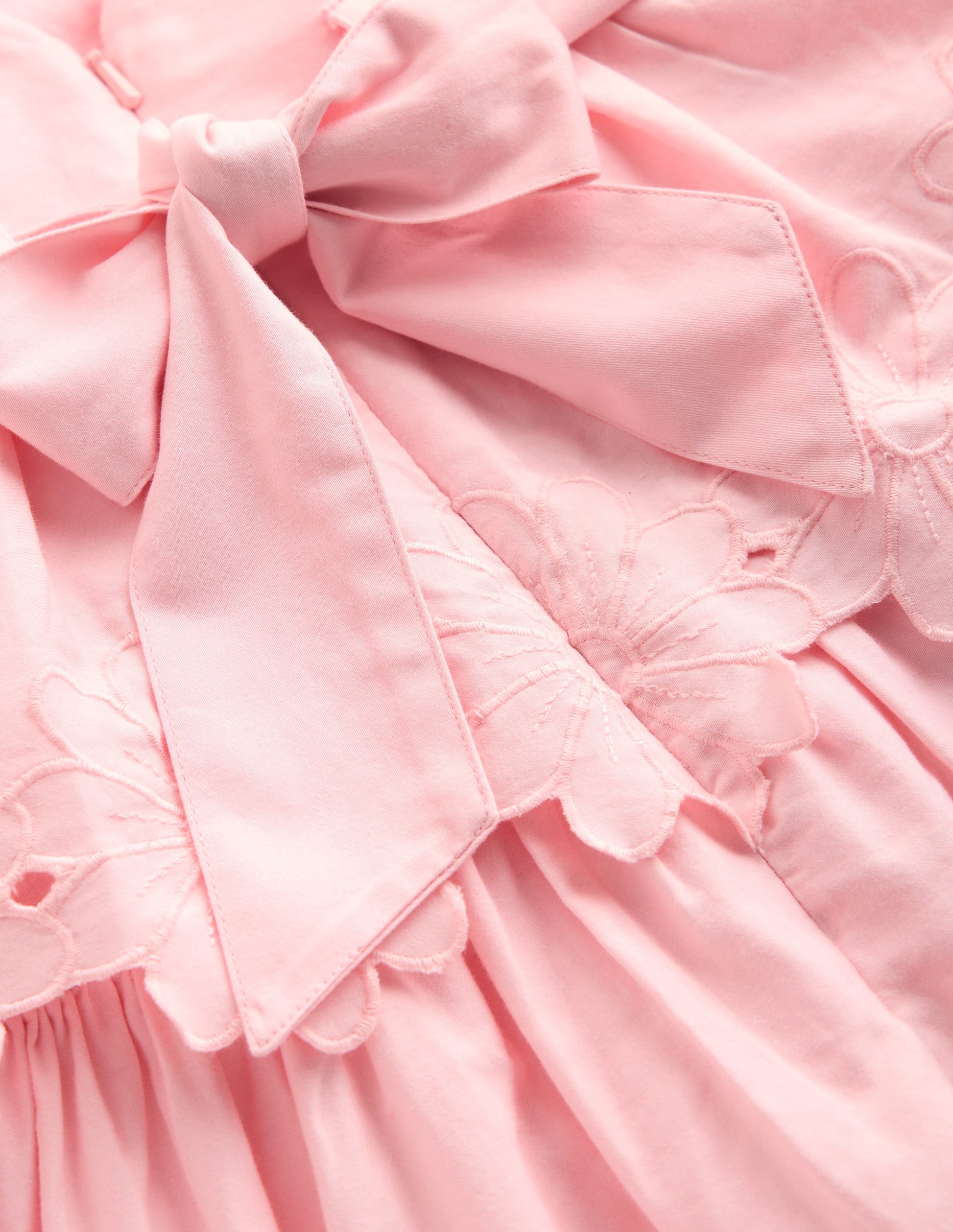 Kleid für besondere Anlässe mit Blumensaum-ROSA-3
