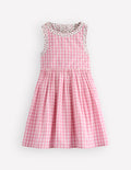 Robe Harlow à logo-Rayon de soleil vichy fleur printanière