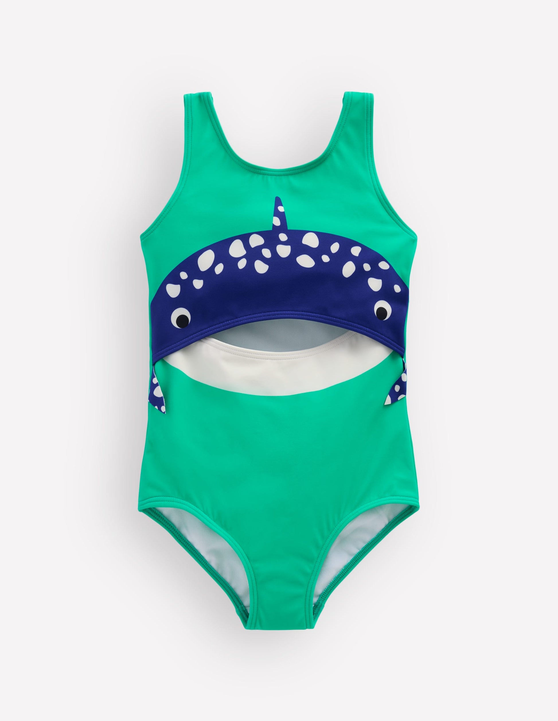 Maillot de bain fun à découpe-Baleine-1