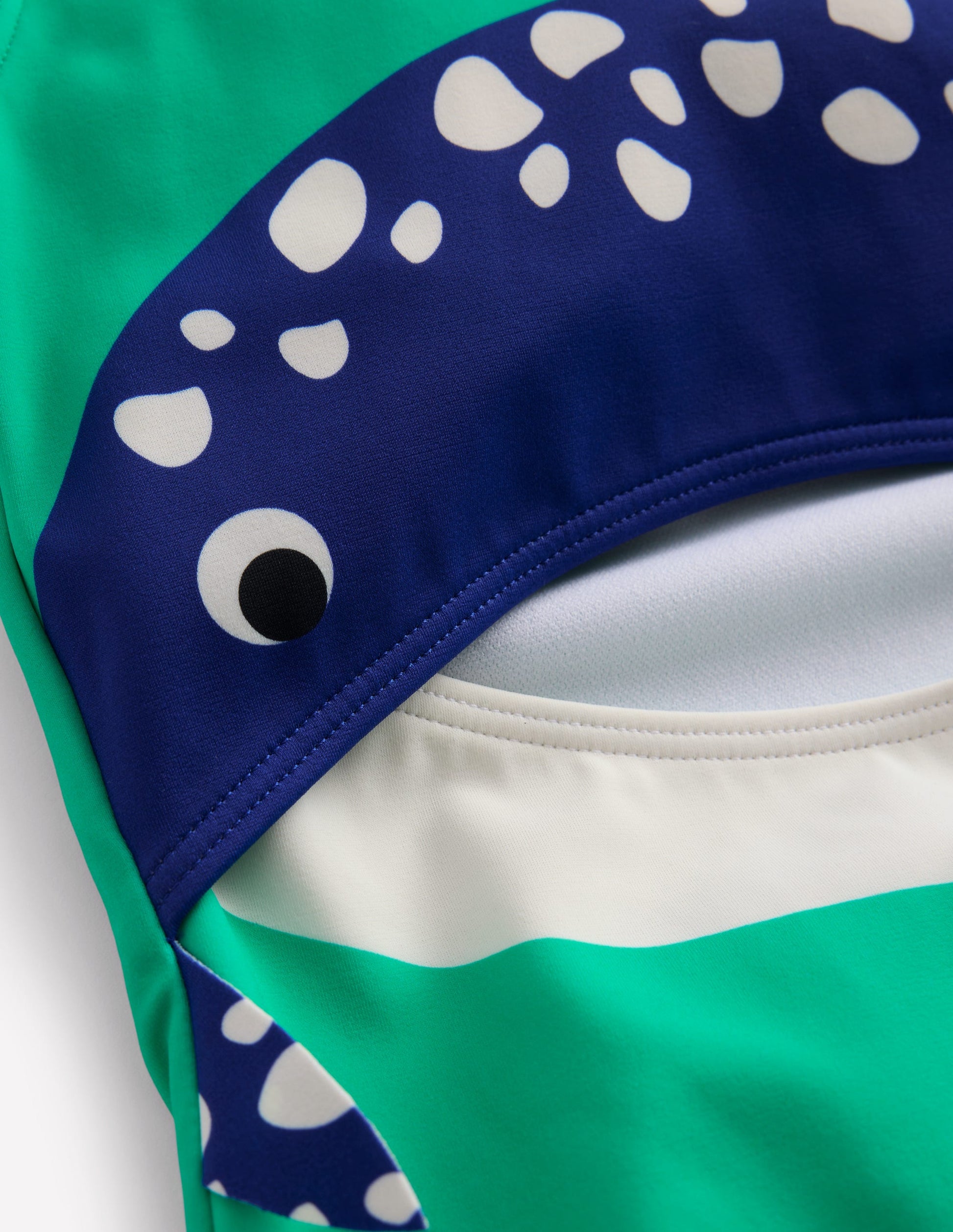 Maillot de bain fun à découpe-Baleine-3