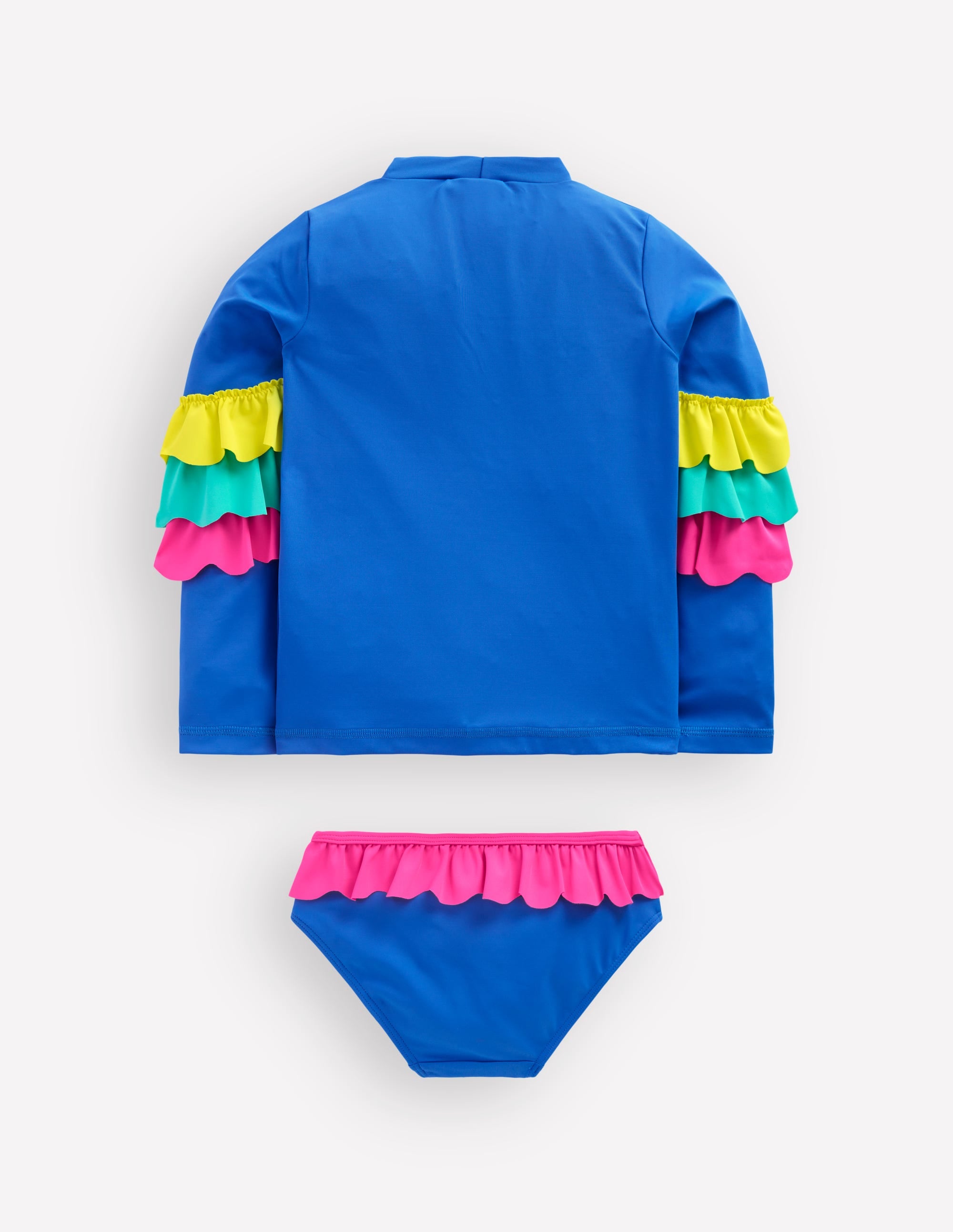 Ensemble avec haut de plage à appliqué-Perroquet bleu azur - Image 3