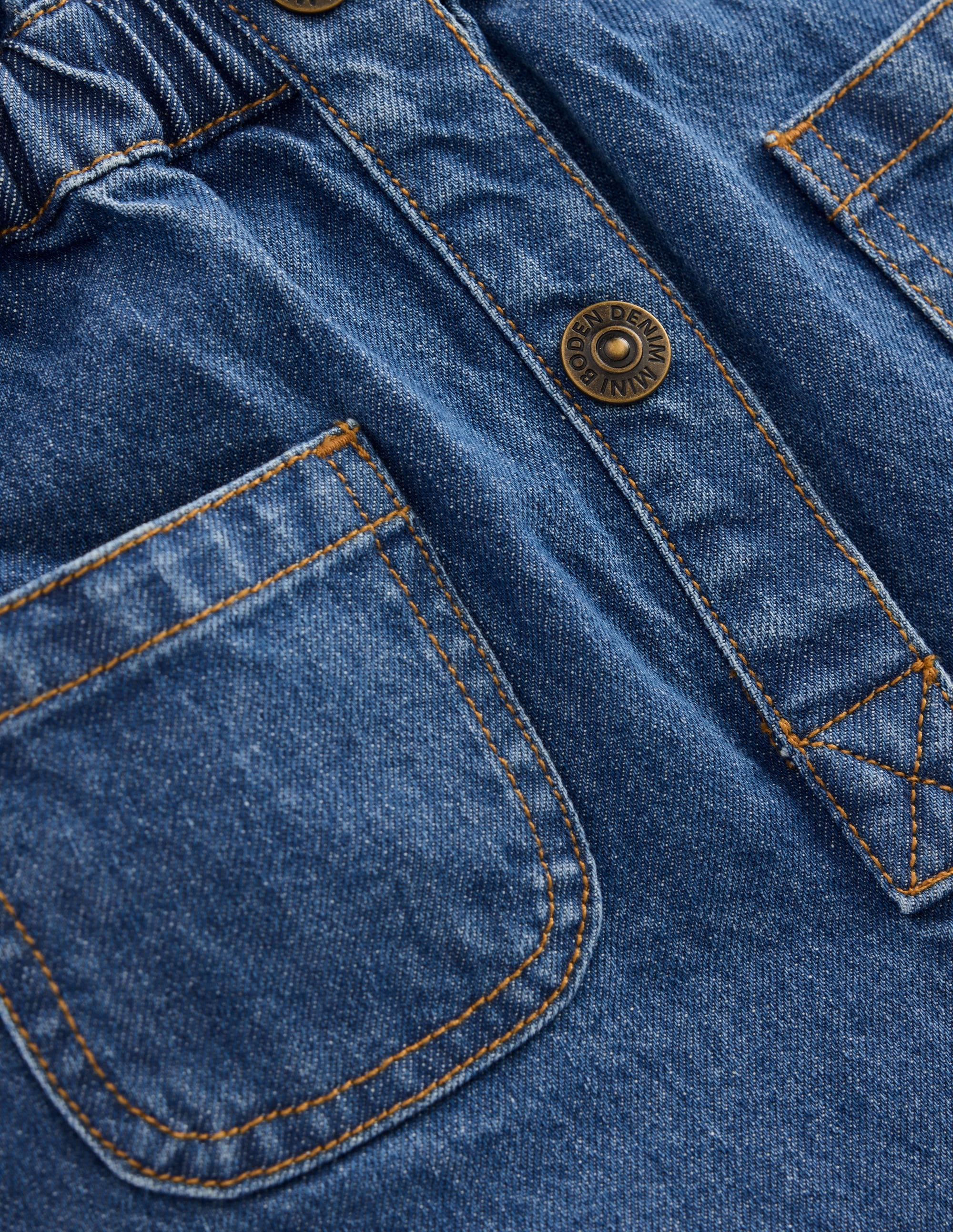 Bestickter Spielanzug-Medium Vintage Denim Bestickt - Image 3