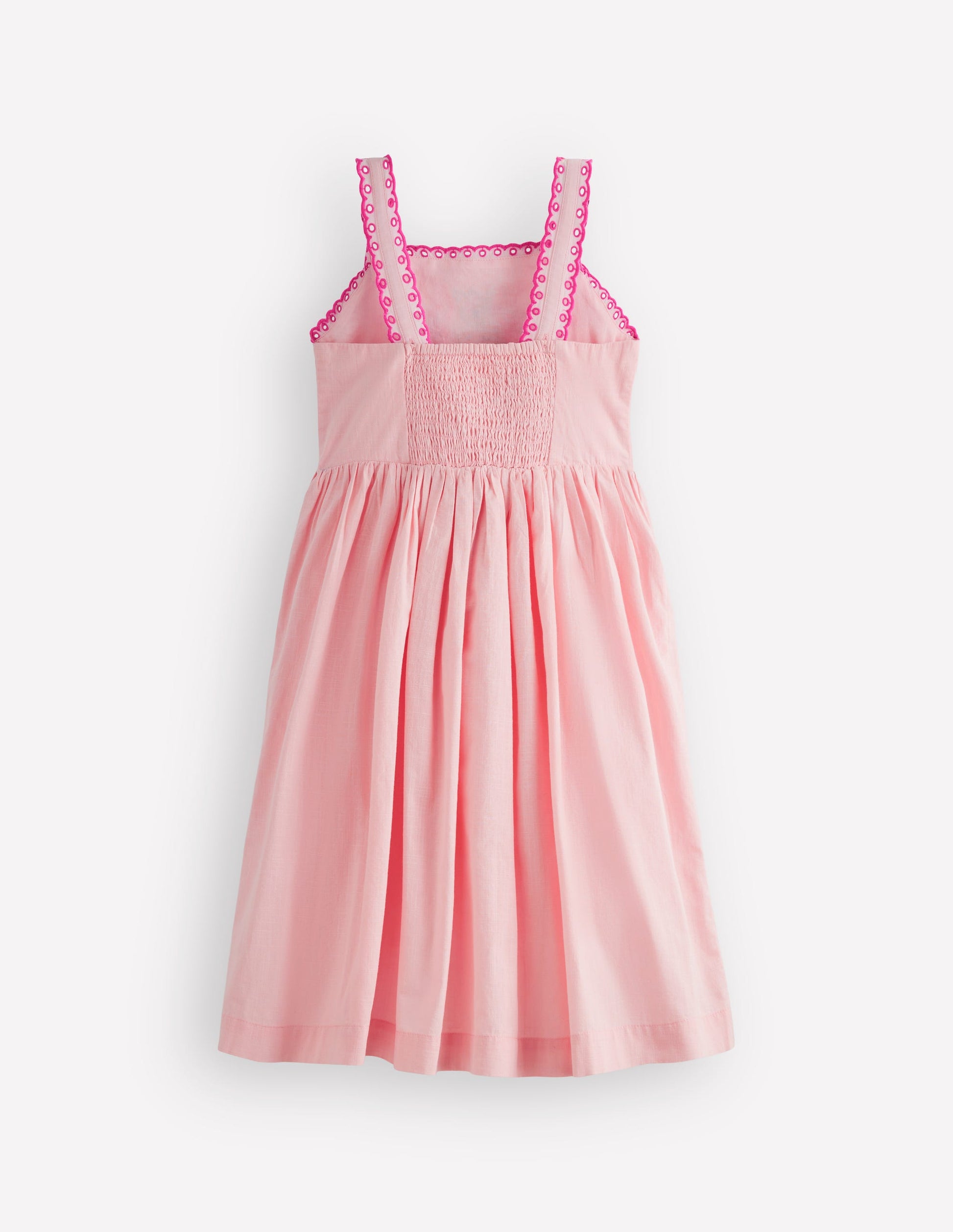 Sommerkleid mit Logo-Kreiderosa-2