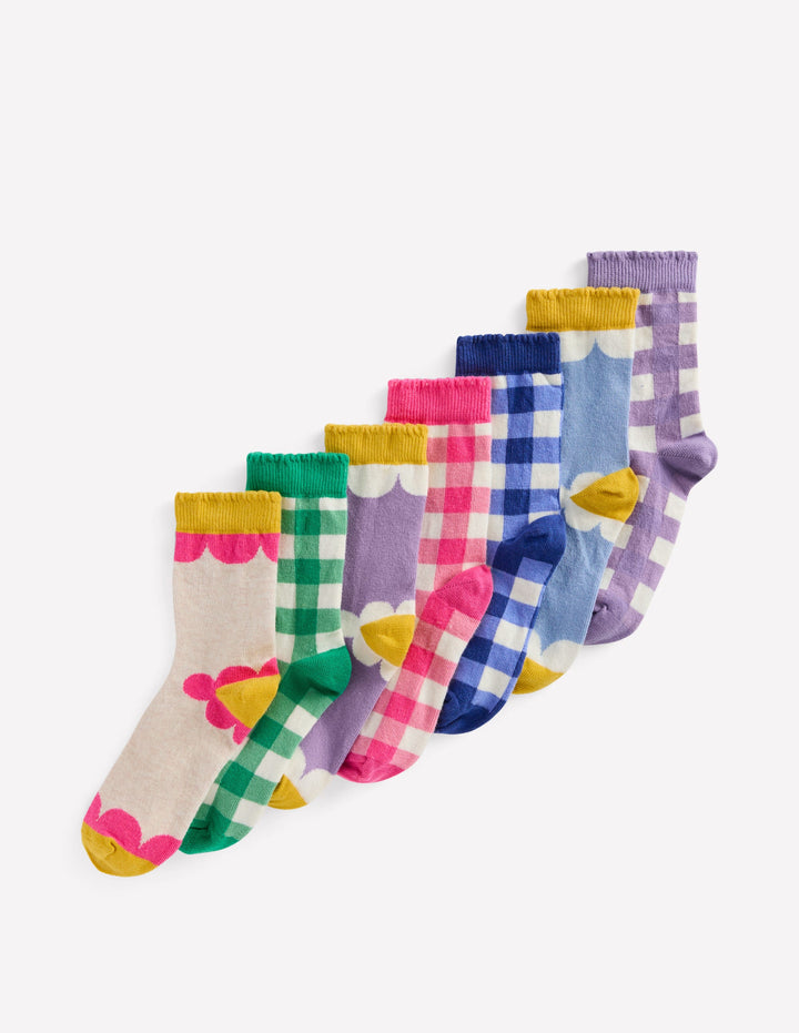 Socken im 7er-Pack-Blume