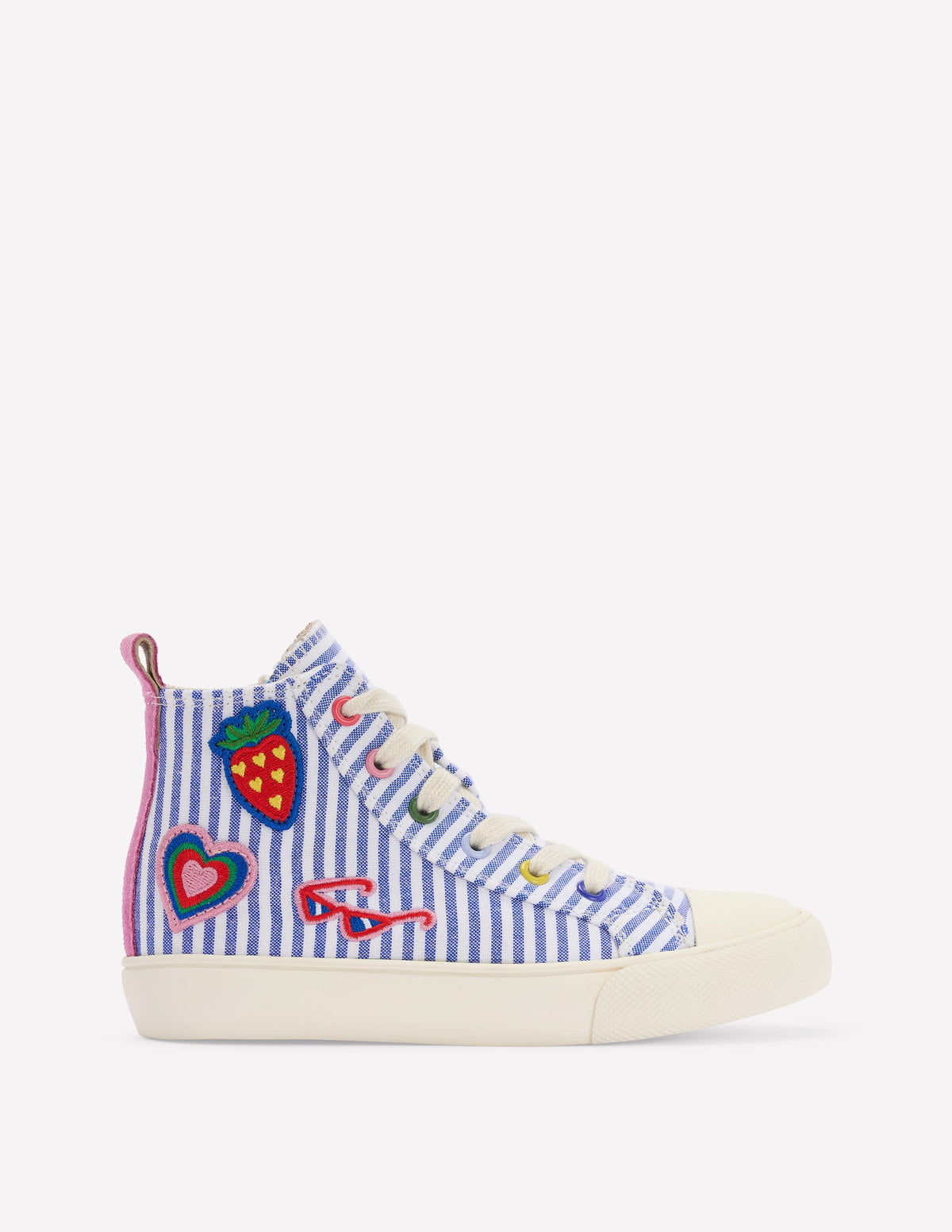 Hochgeschnittene Canvas-Sneaker-Aufnäher - Image 1