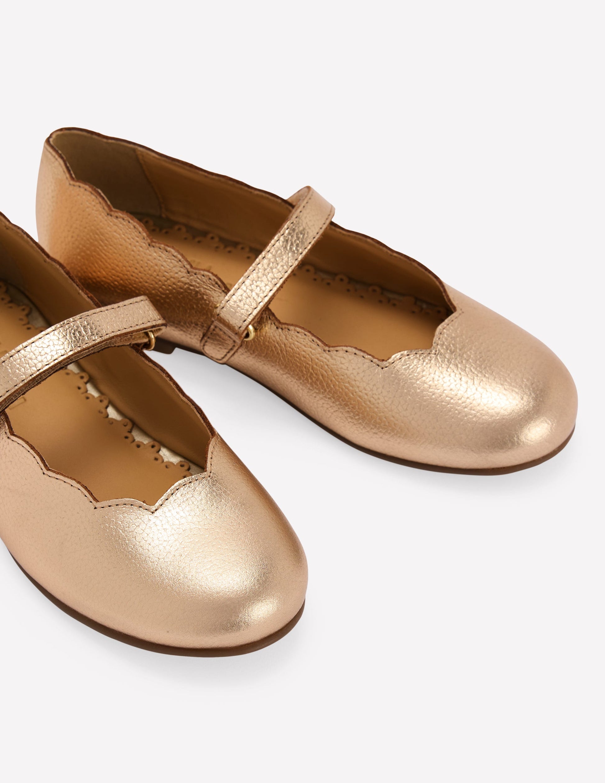 Scallop Mary Janes-Gold-3
