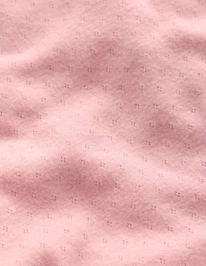 Langärmeliges Oberteil mit Pointelle-Muster-ROSA-3