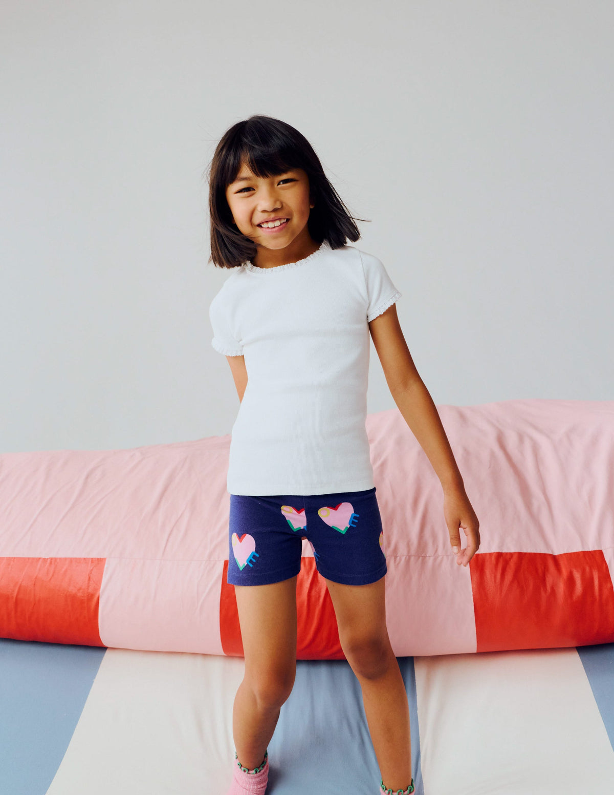 Radlerhose-Marineblau Liebesherzen - Image 4