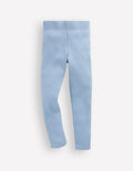 Gerippte Leggings-Gletscherblau