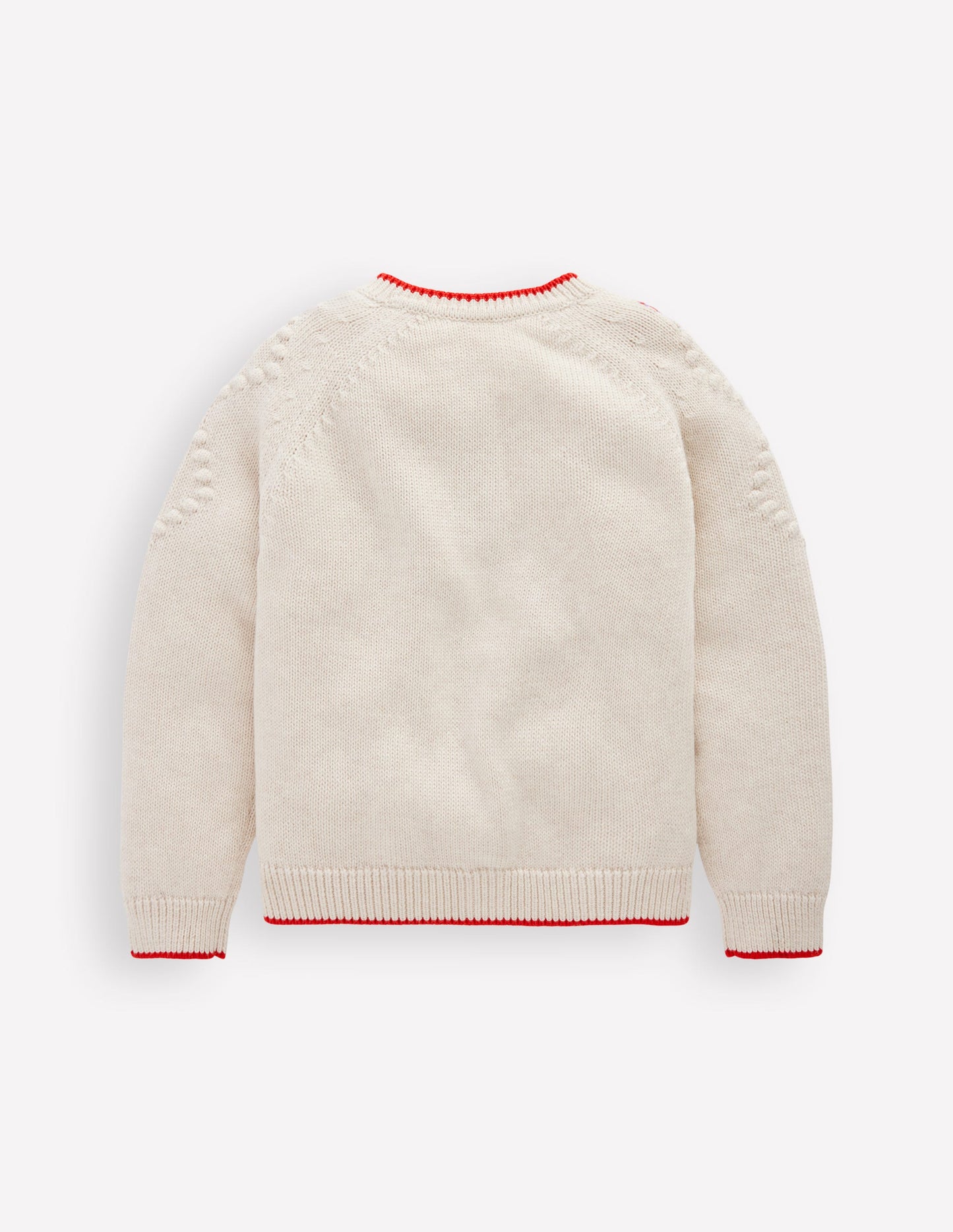 Gilet brodé en coton-Écru Chiné Fleurs