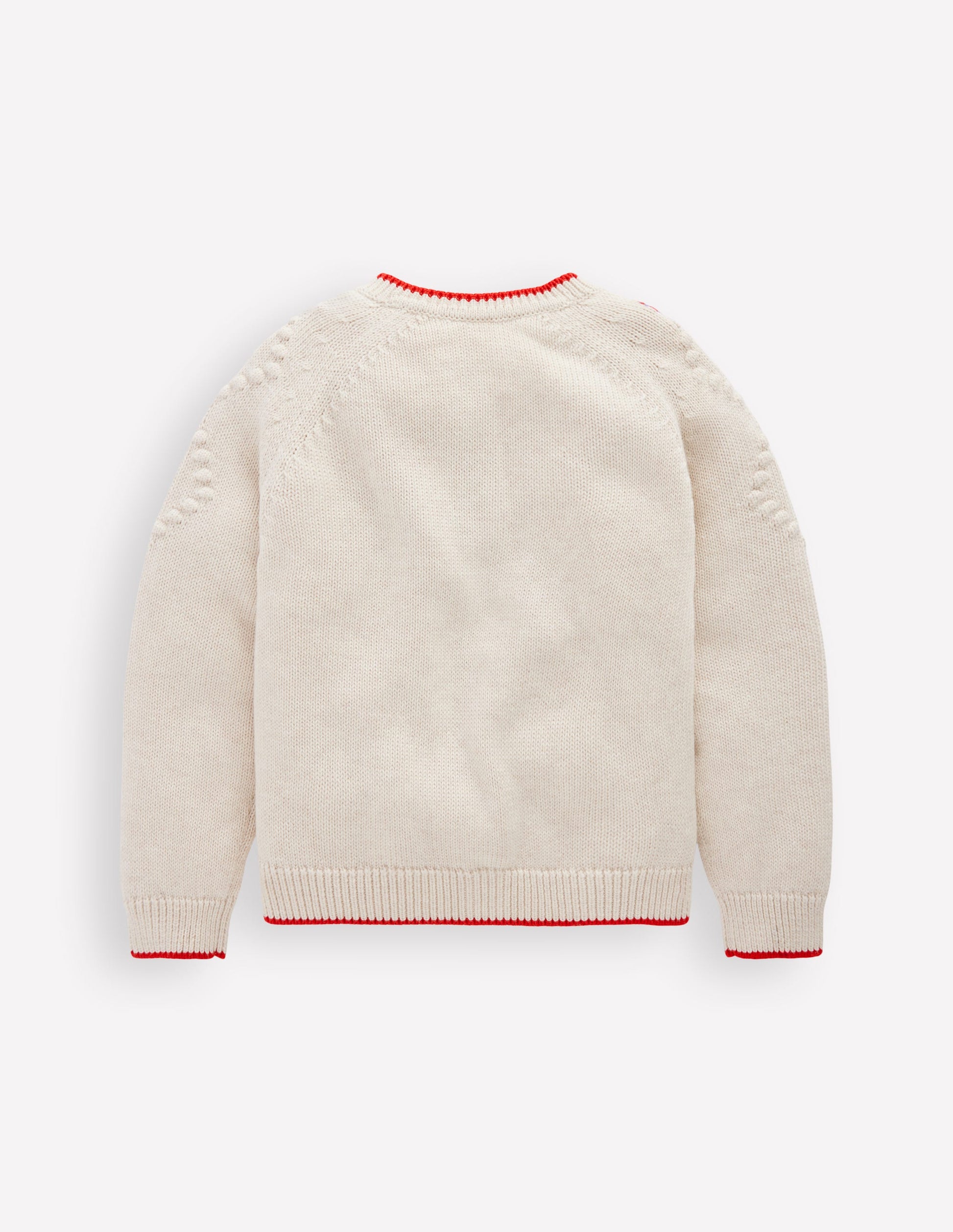 Gilet brodé en coton-Écru Chiné Fleurs-5