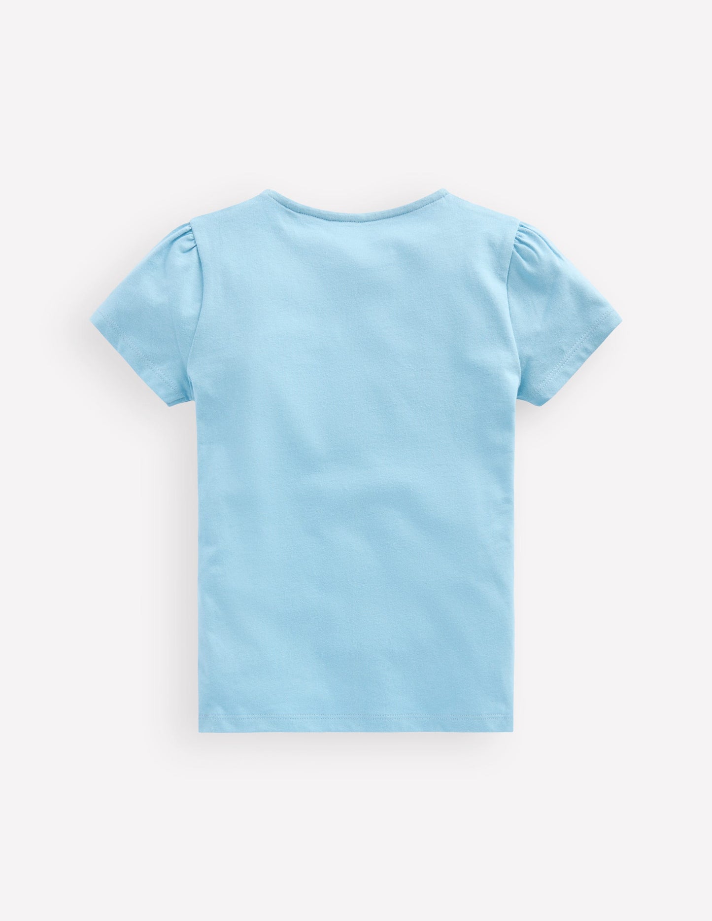 Oberteil mit Puffärmeln und Superstich-Blau Blumensträuße