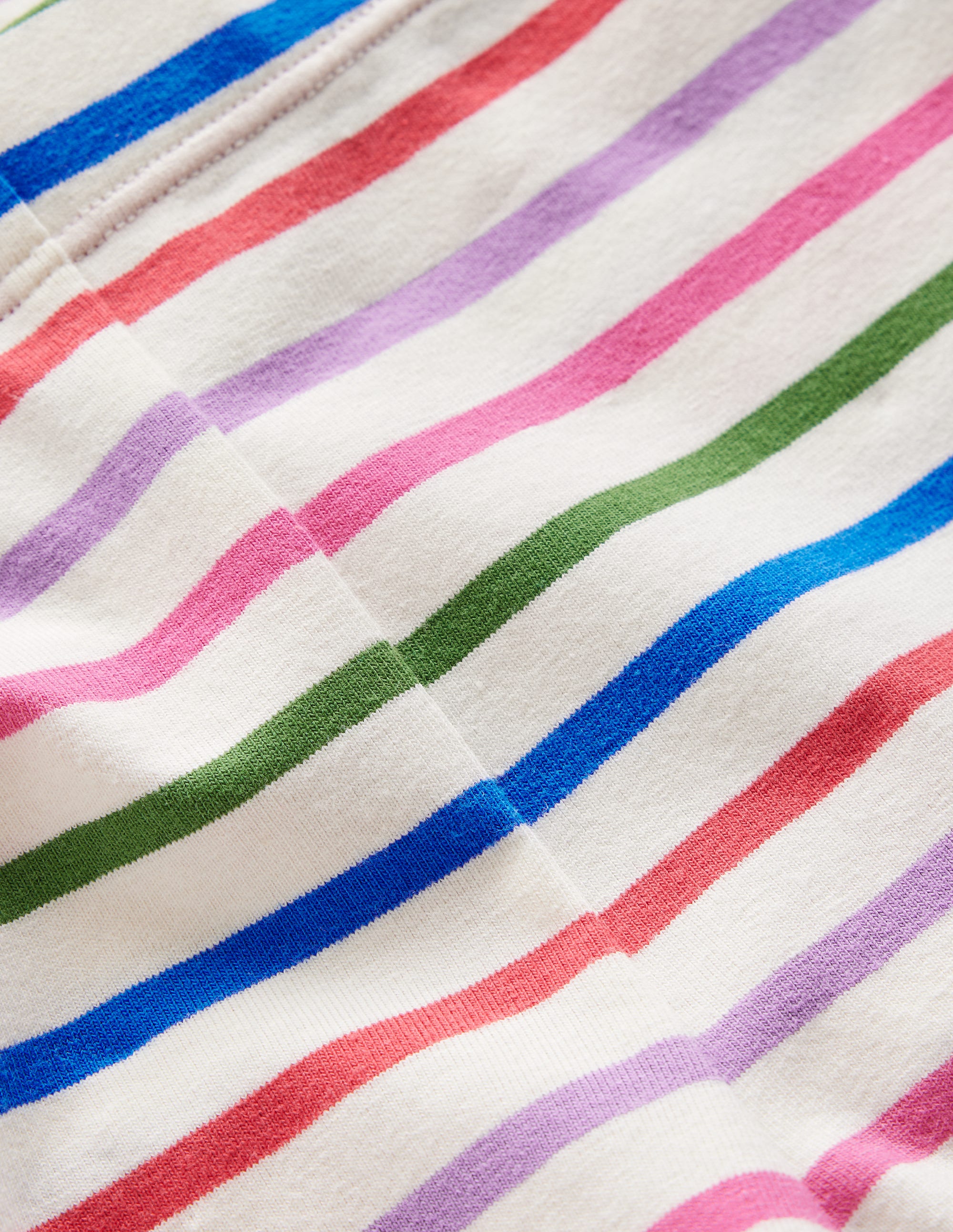 Radlerhose-Ackerbohnengrün/Pink, Gestreift - Image 3