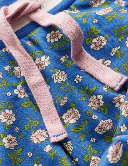 Plissierter Jersey-Skort-Blauhäher Gartenblume-3