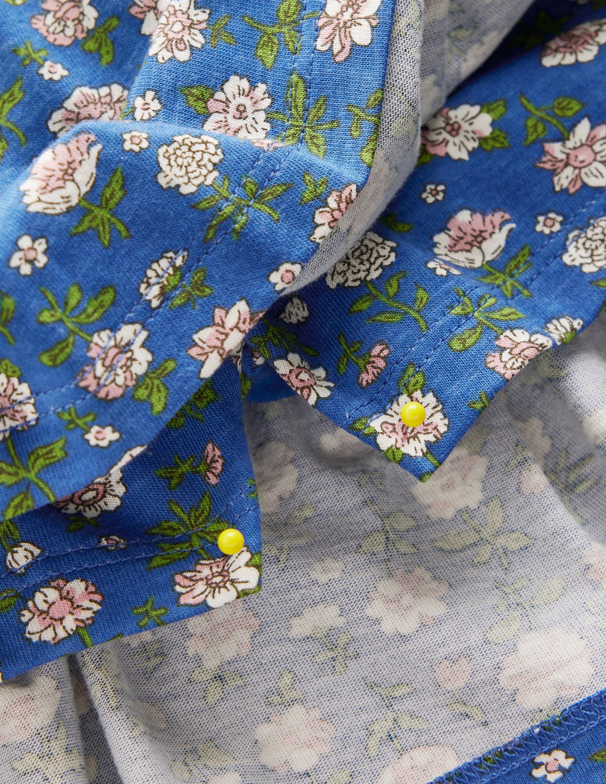 Plissierter Jersey-Skort-Blauhäher Gartenblume-5