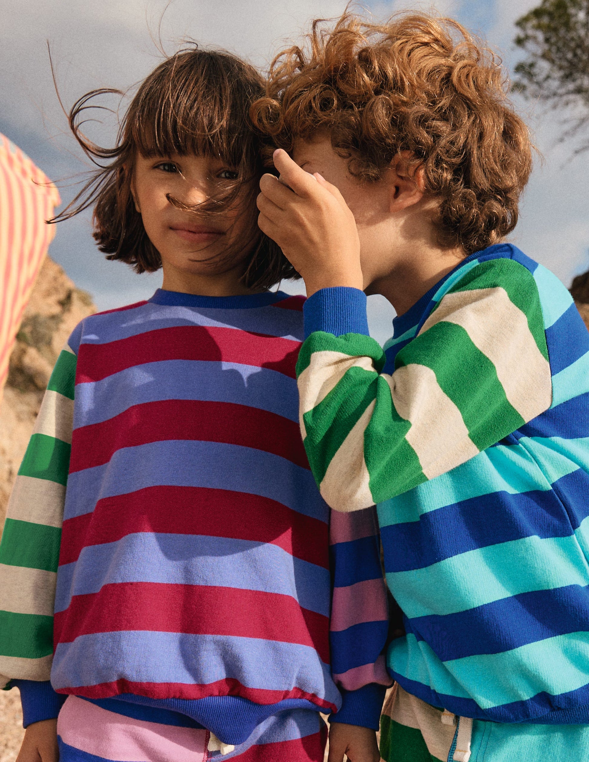 Sweat imprimé-Rayé pêle-mêle multi-4