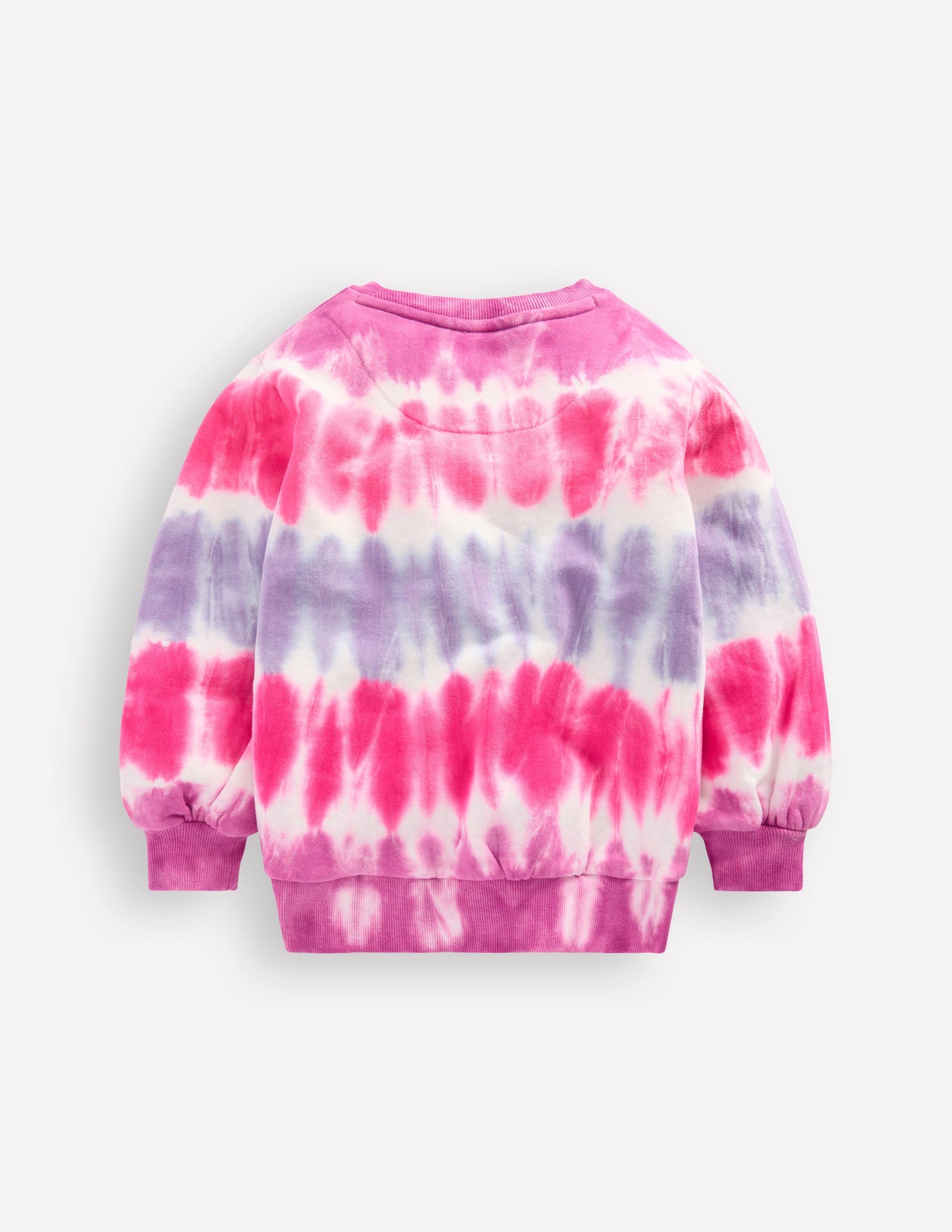 Bedrucktes Sweatshirt-Rosa, Batikmuster