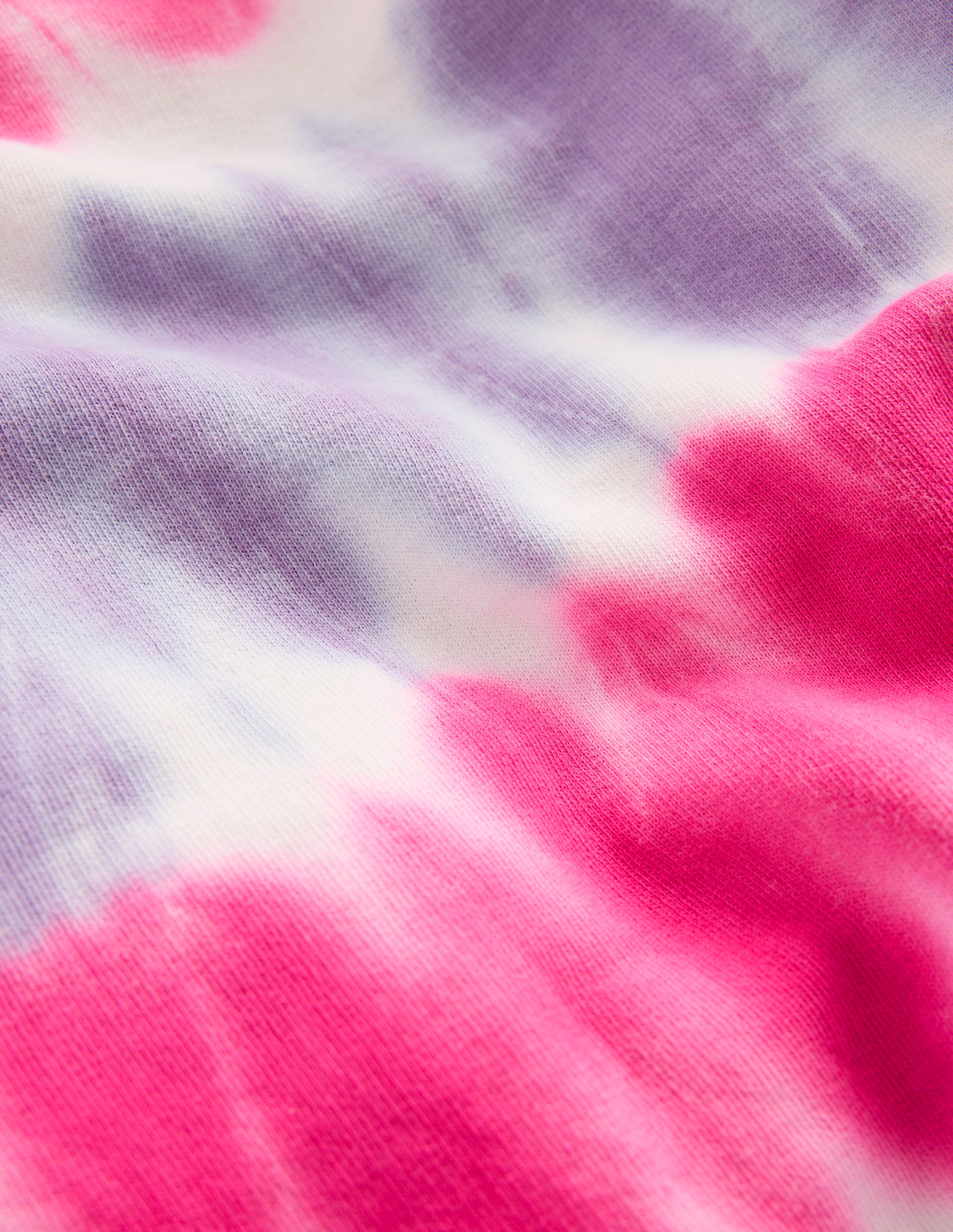 Bedrucktes Sweatshirt-Rosa, Batikmuster - Image 3