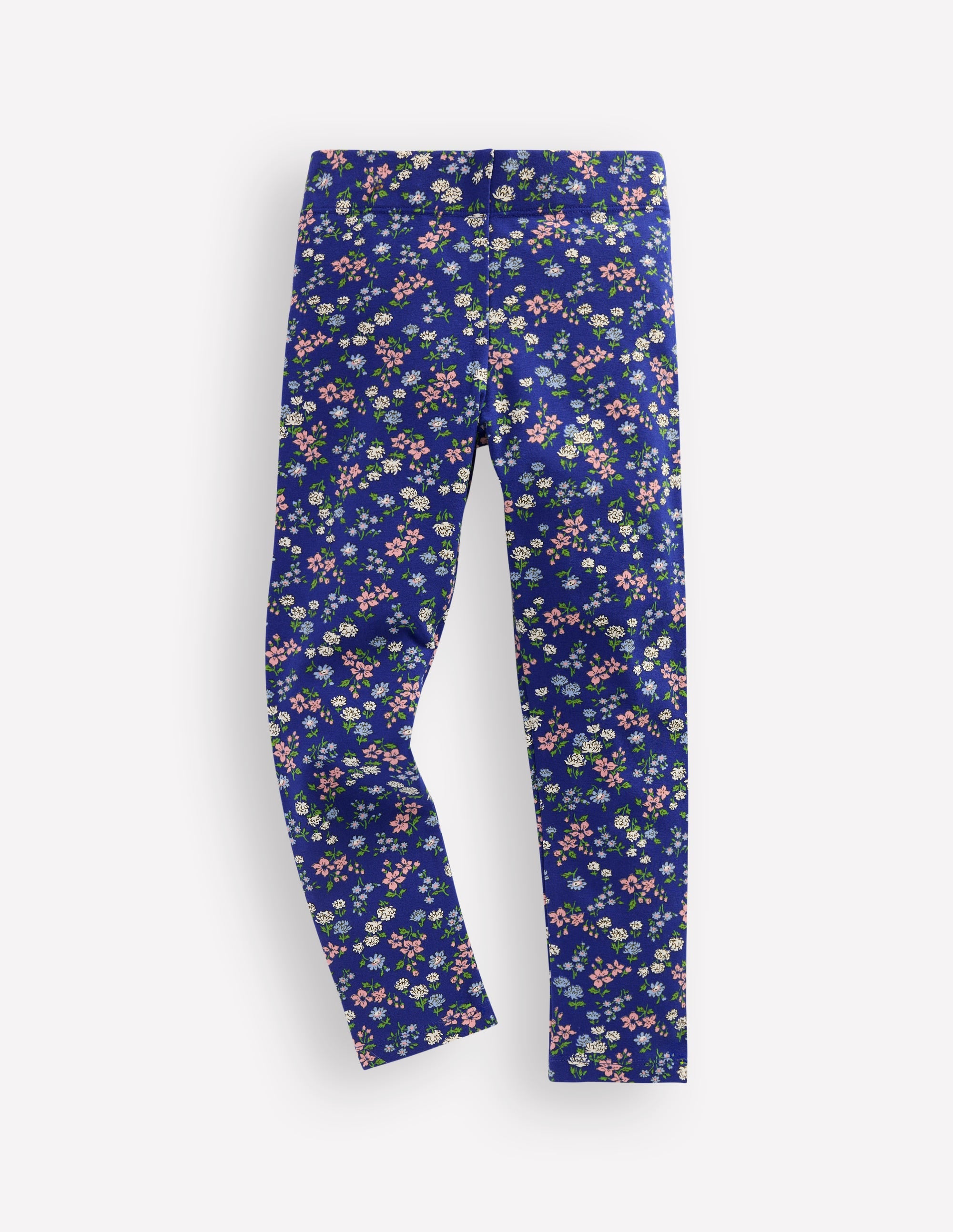 Lustige Leggings-Blau Geblümt - Image 1