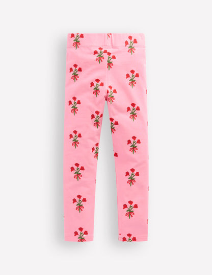 Legging fun-Motif Posy rose chewing-gum-2