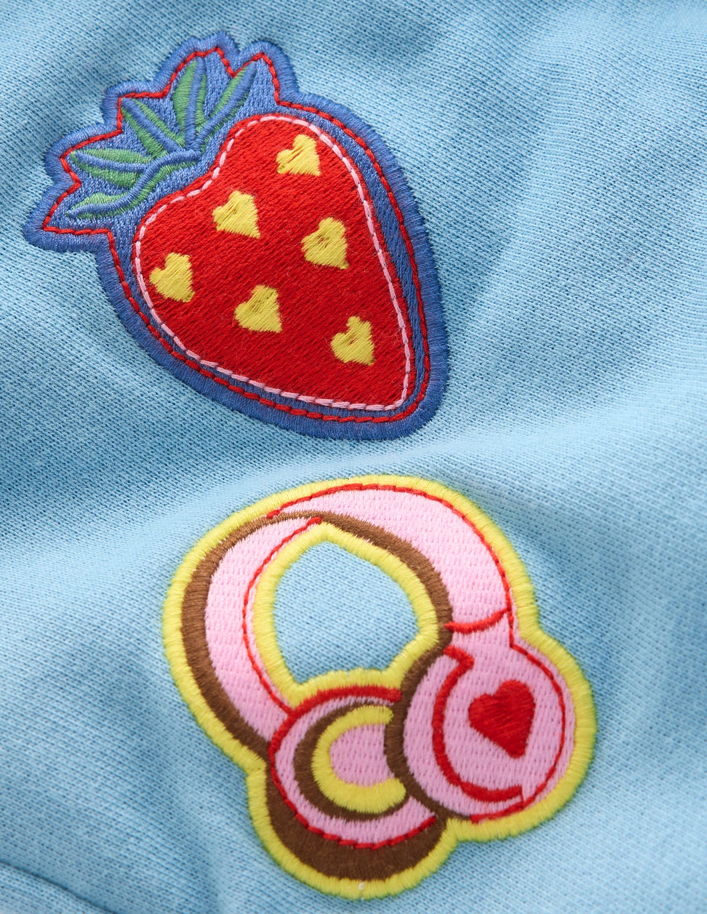 Bobbie Jogginghose mit Applikationen-Gletschersee Aufnäher