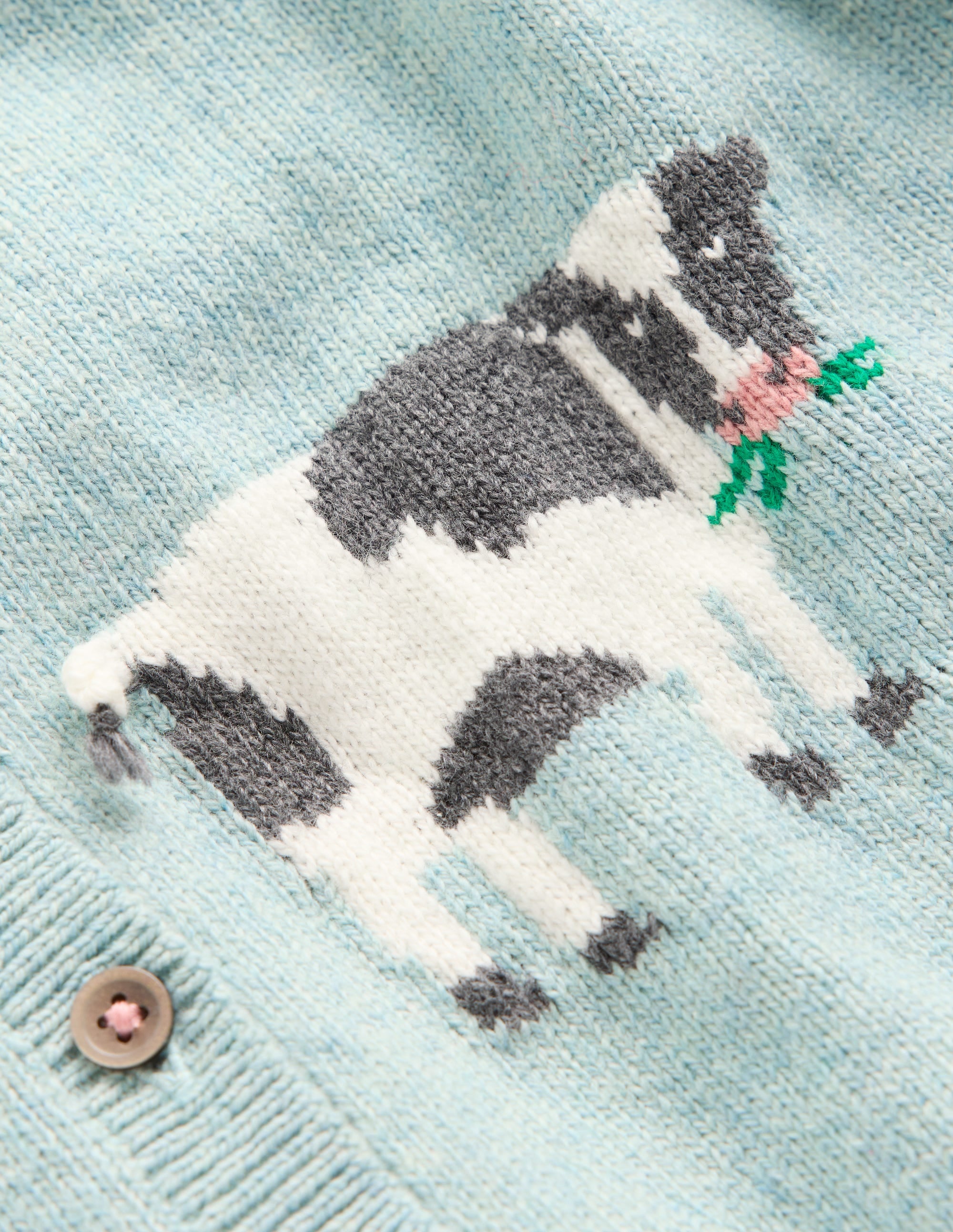 Gilet à logo fun-Motifs de Pâques bleu gustavien - Image 3