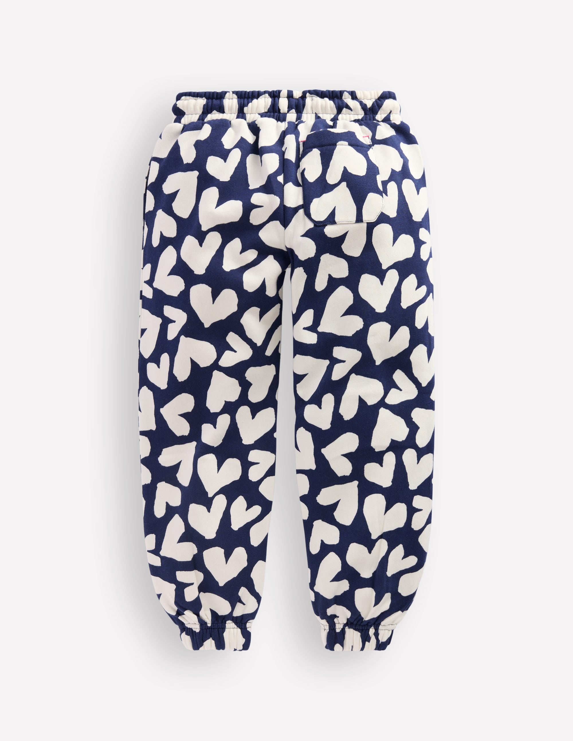 Bas de jogging cosy imprimé-Cœurs Bleu Marine - Image 2