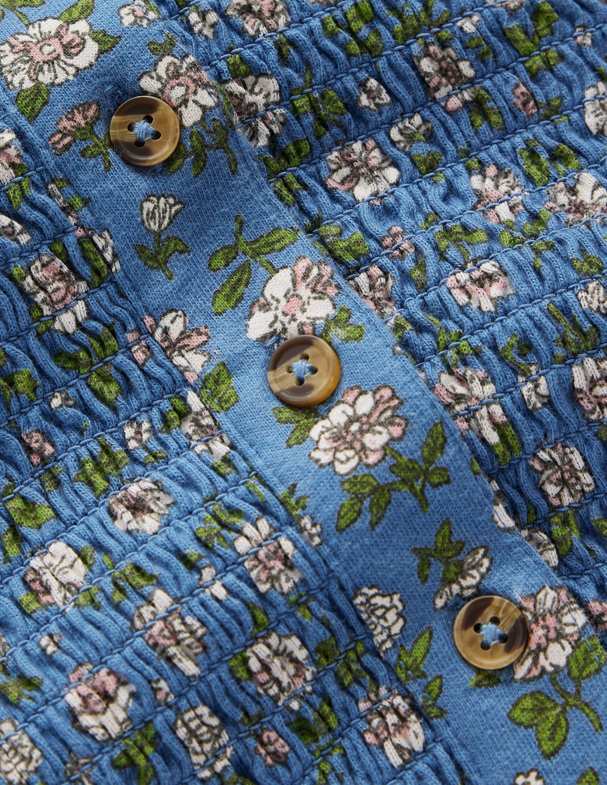 Jerseykleid mit gerafftem Oberteil-Blauhäher Gartenblume-3