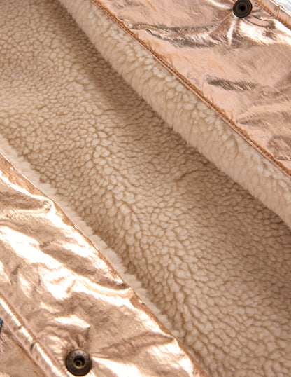 Veste bomber fun-Vague métallisée-5