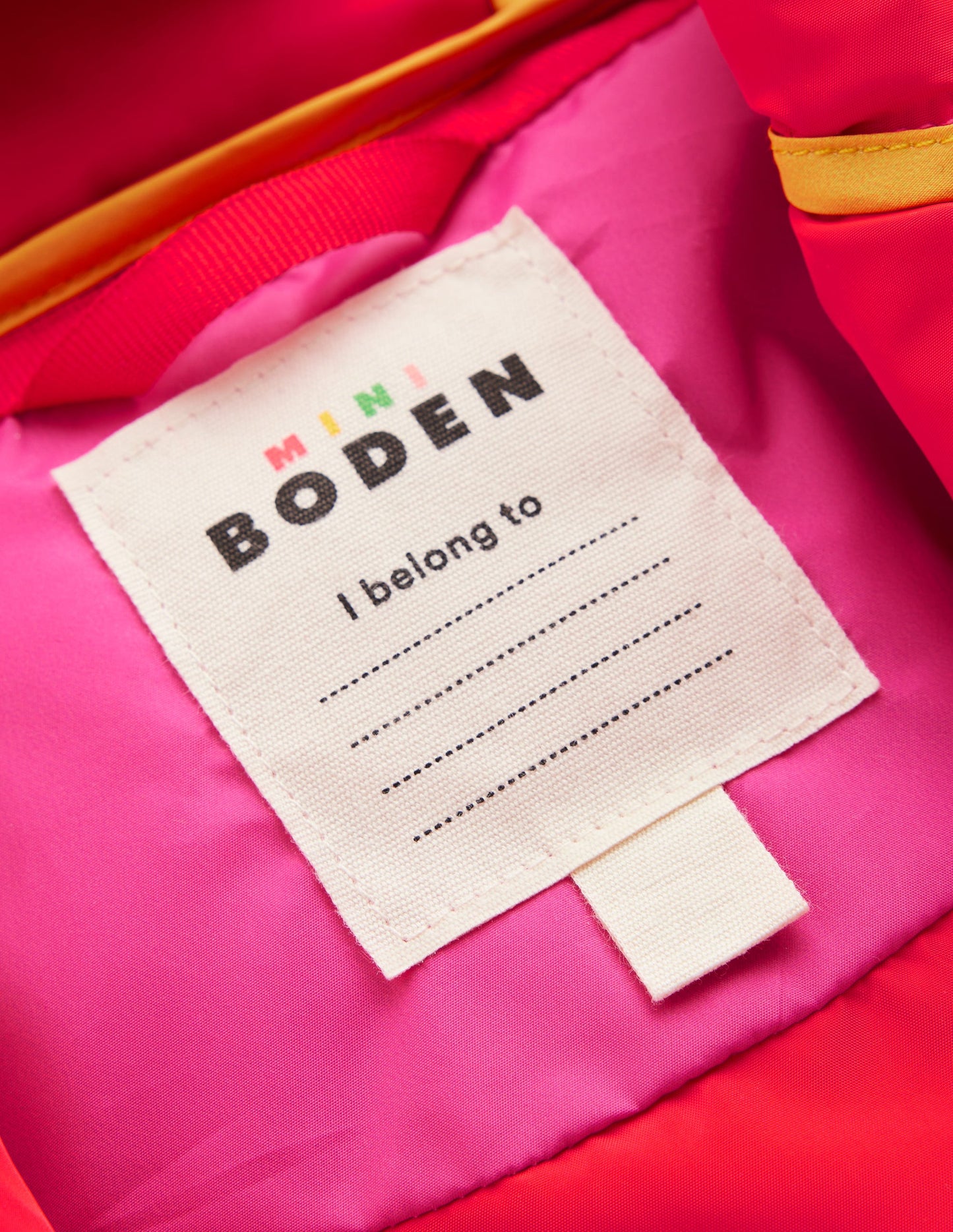 Applique Padded Coat-Pink Sun Wave