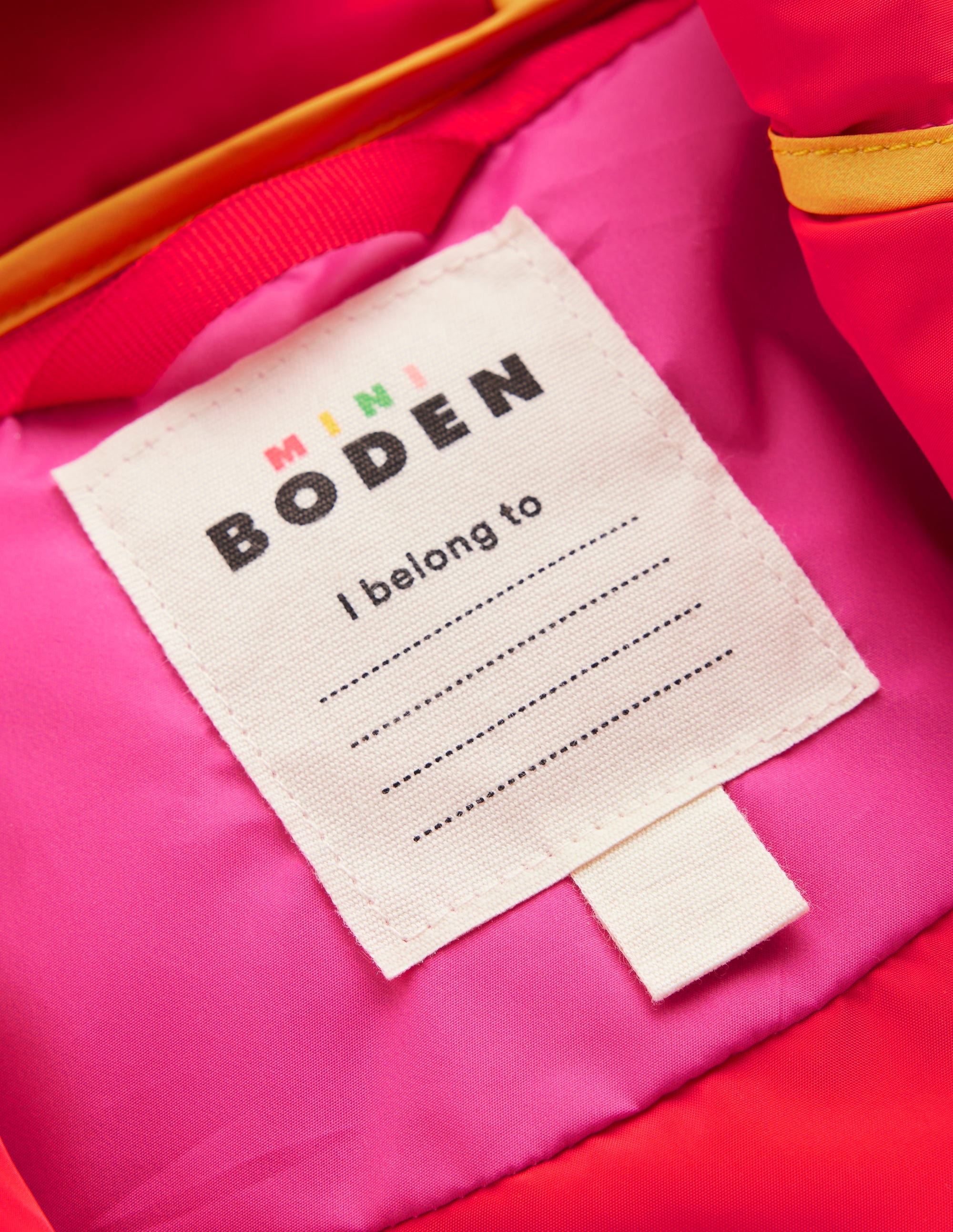 Wattierte Jacke mit Applikation-Rosa Sonne Wellen - Image 4