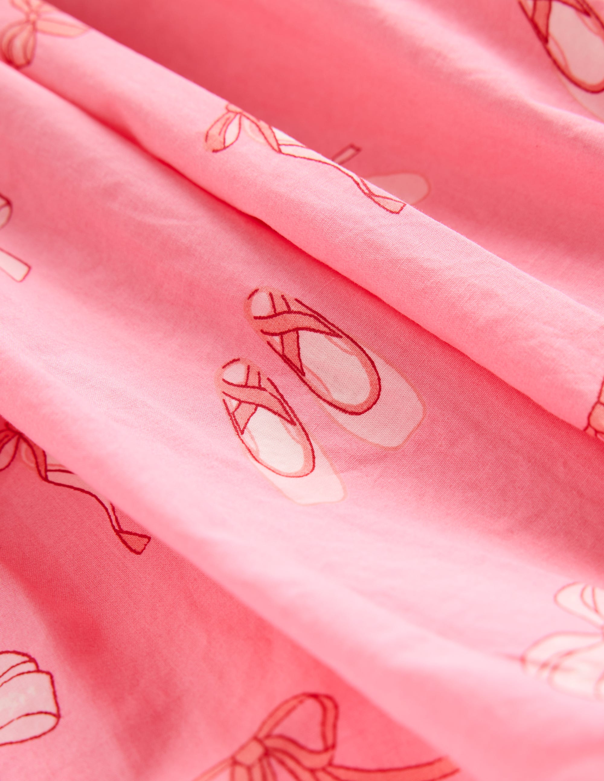 Bubble Hem Rib Dress-Vintage Pink Ballet Shoes - Image 3
