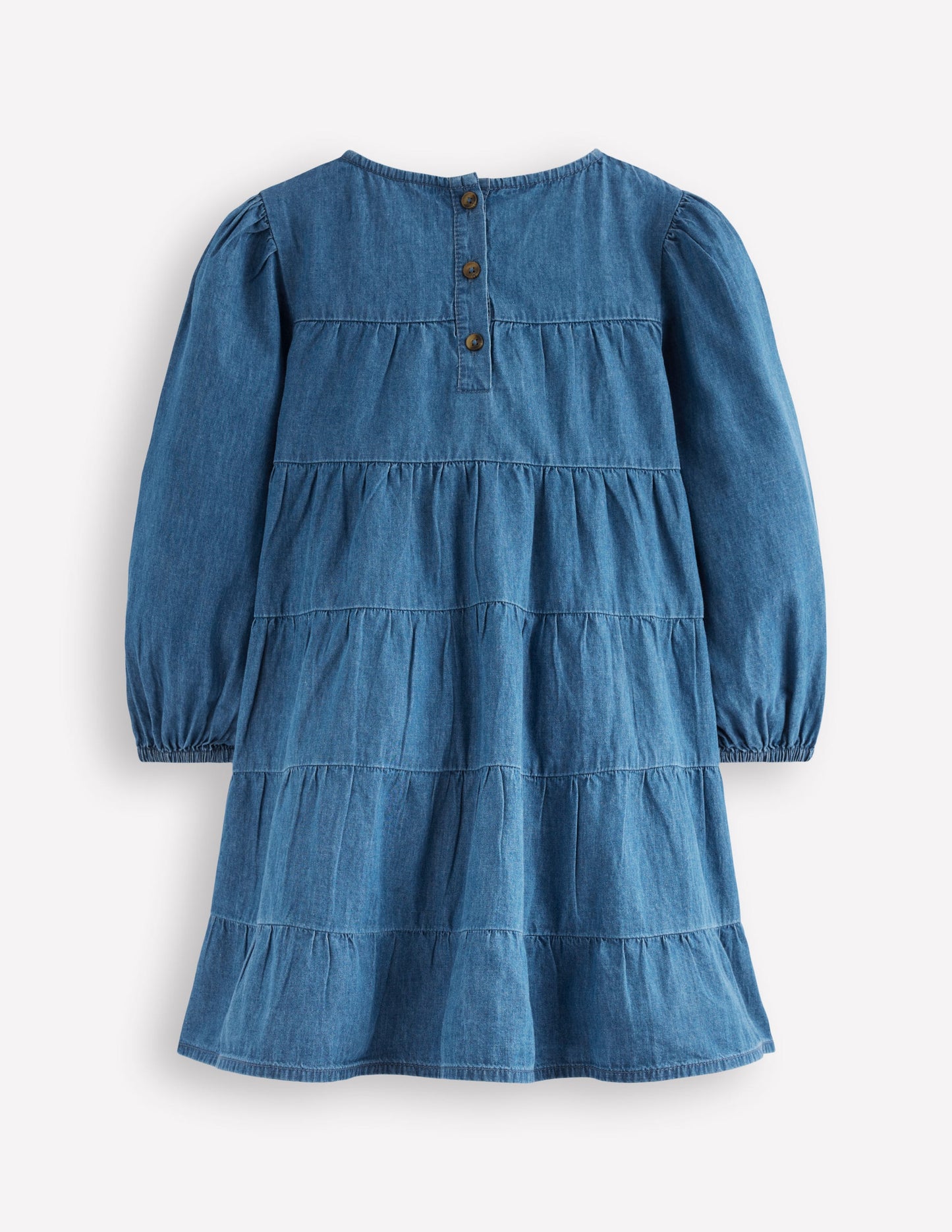 Gewebtes Kleid zum Herumwirbeln-Medium Vintage Tulpen