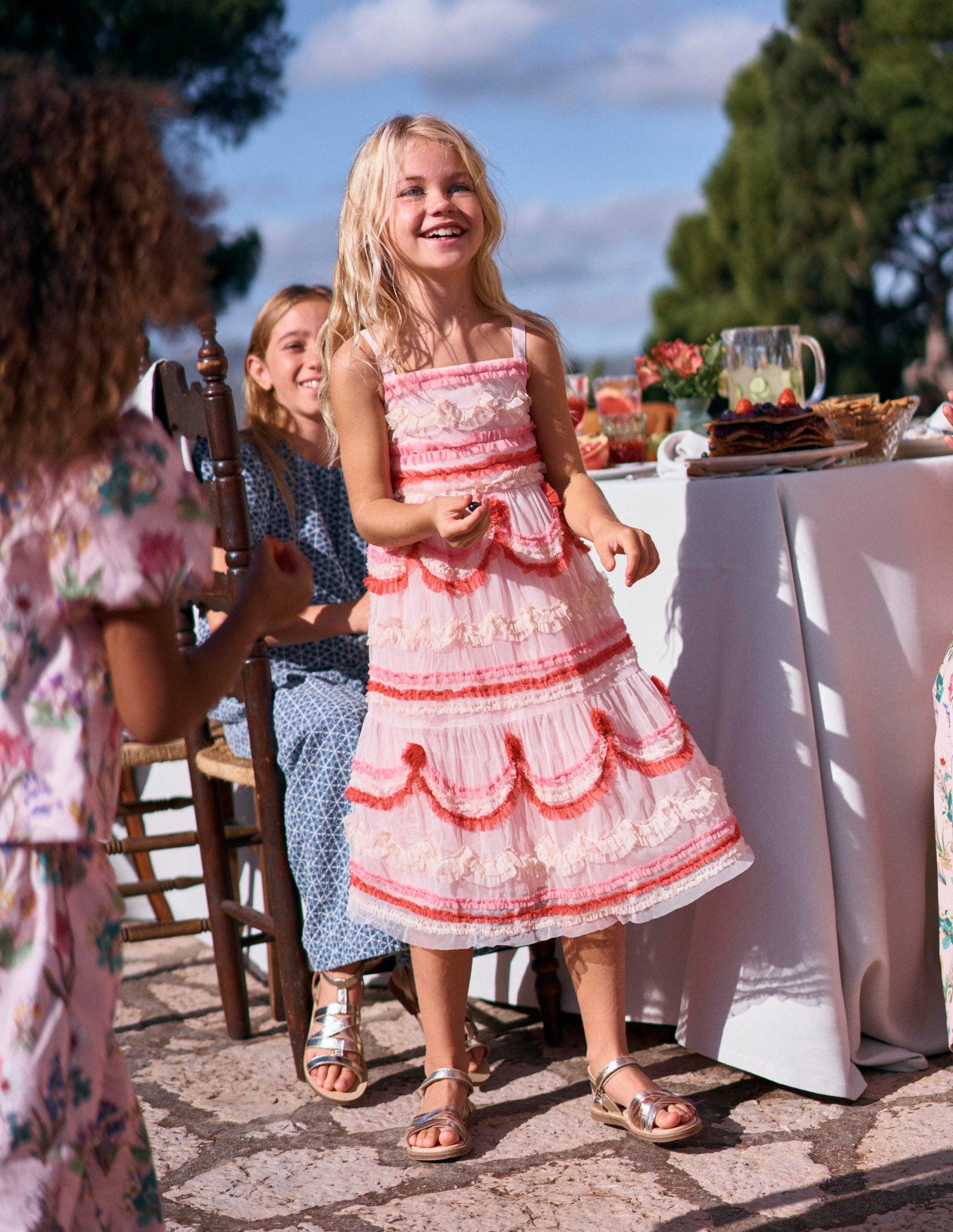 Tiered Cake Tulle Dress-Chalk Pink Cake-7