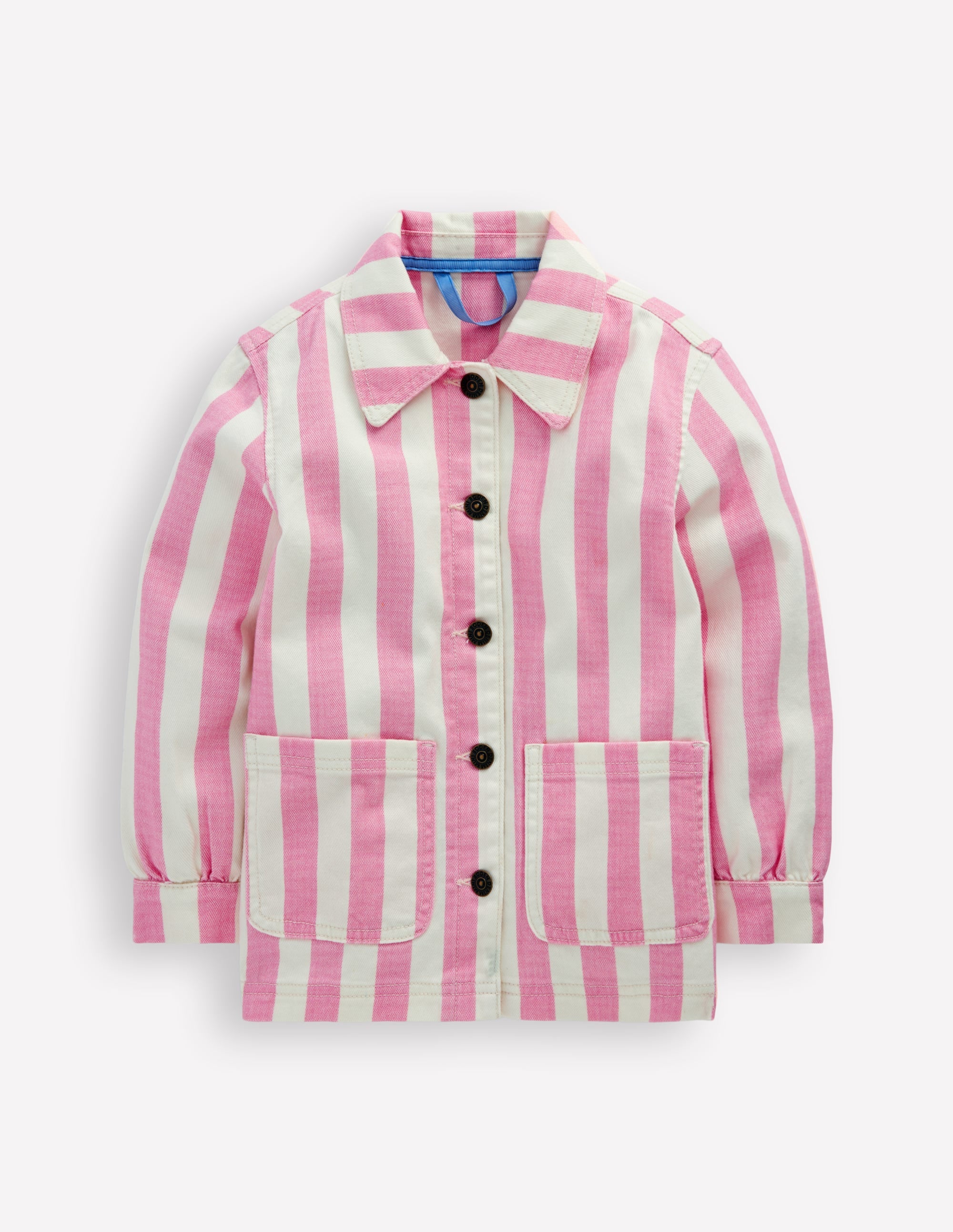 Jeansjacke-Rosa Streifen - Image 4