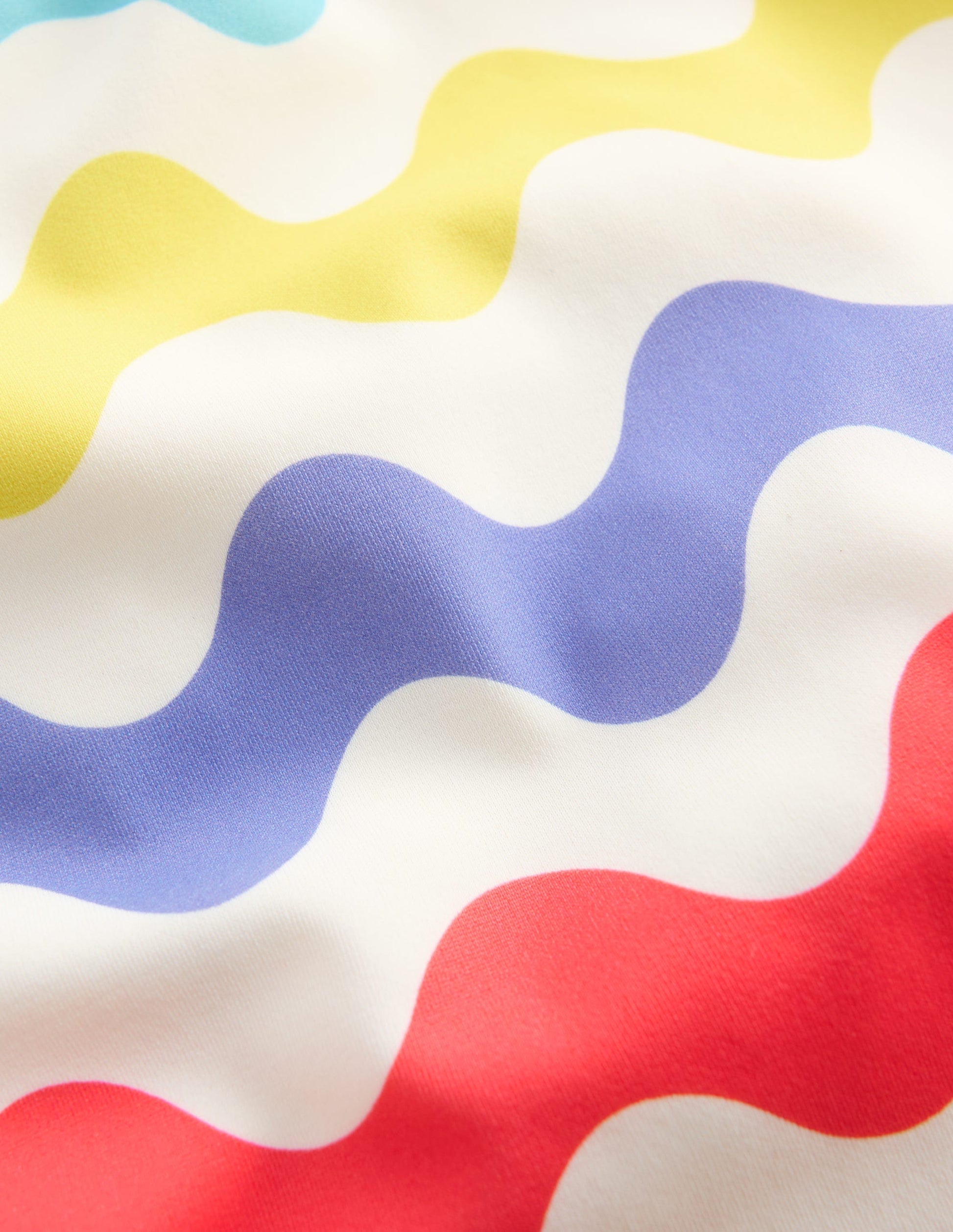 Top de tankini croisé dans le dos-Vague multi-3