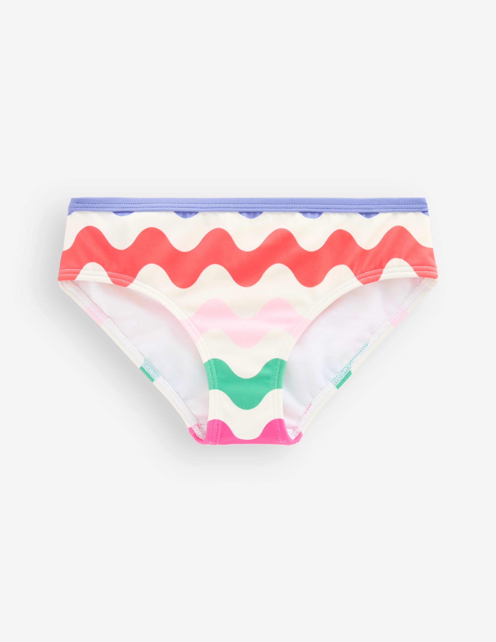 Gemusterte Bikinihose-Bunt Welle - Image 1