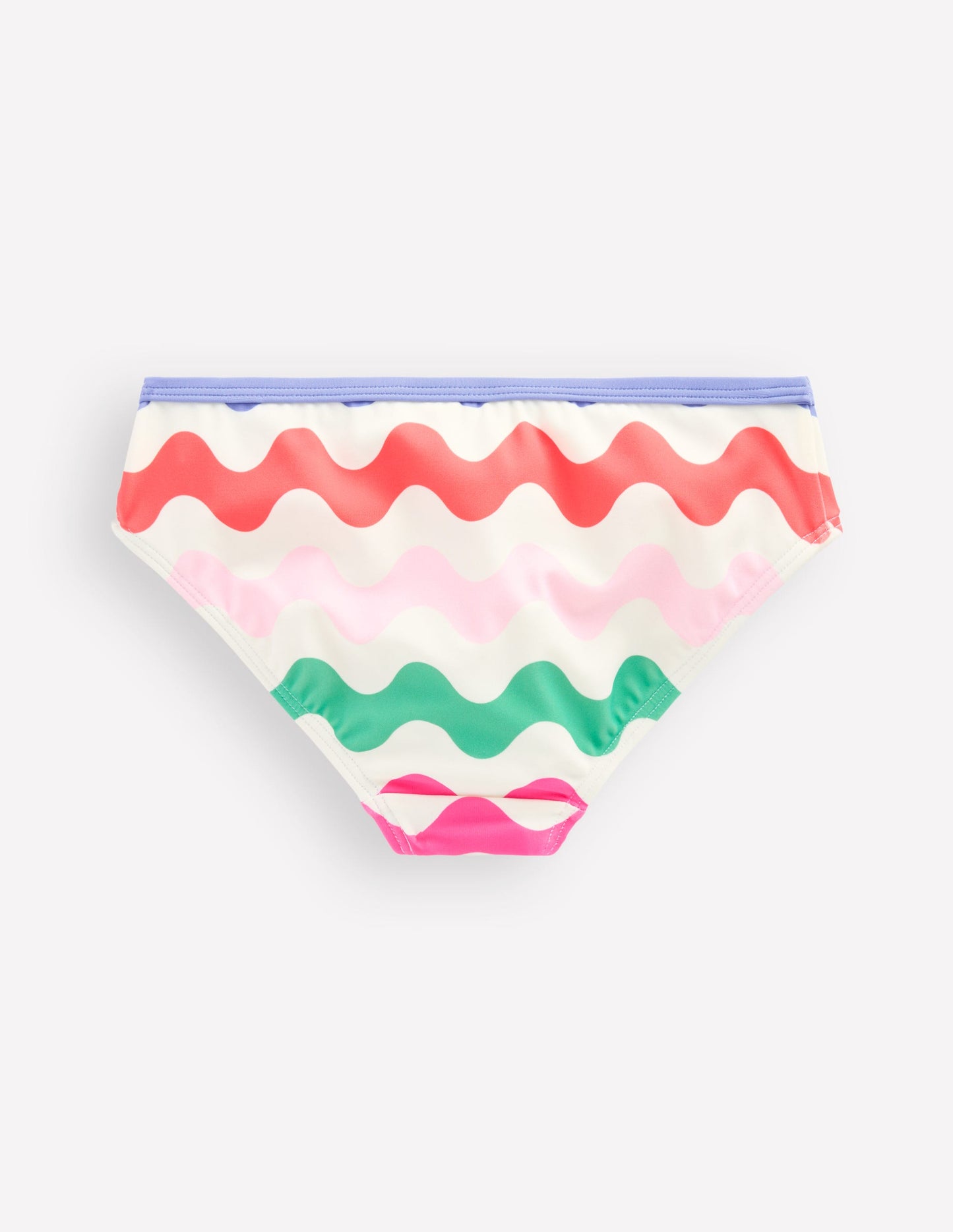 Gemusterte Bikinihose-Bunt Welle
