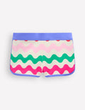 Gemusterte Badeshorts-Bunt Welle