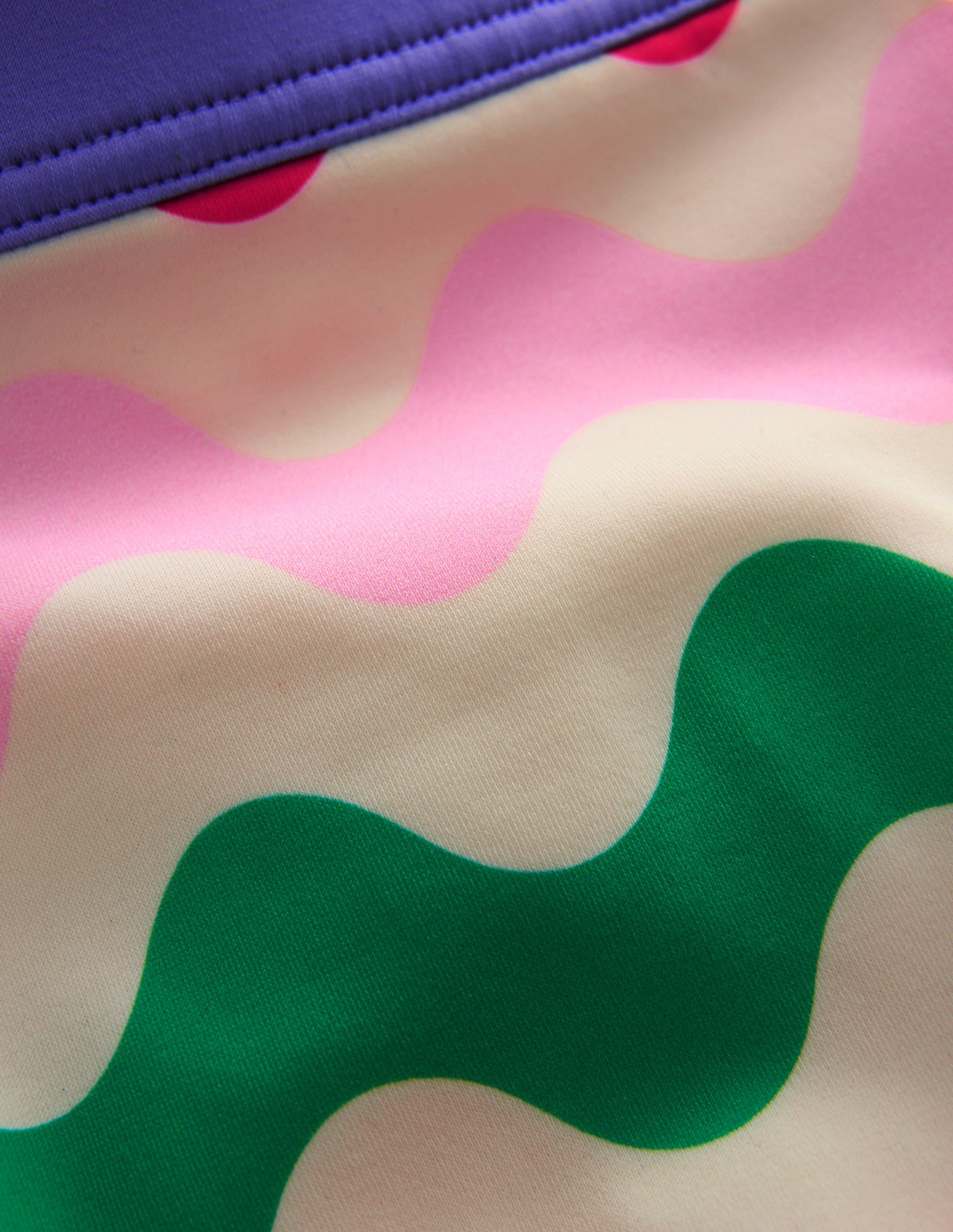 Gemusterte Badeshorts-Bunt Welle-3