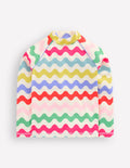 Gemustertes Badeshirt mit Sonnenschutz-Bunt Welle