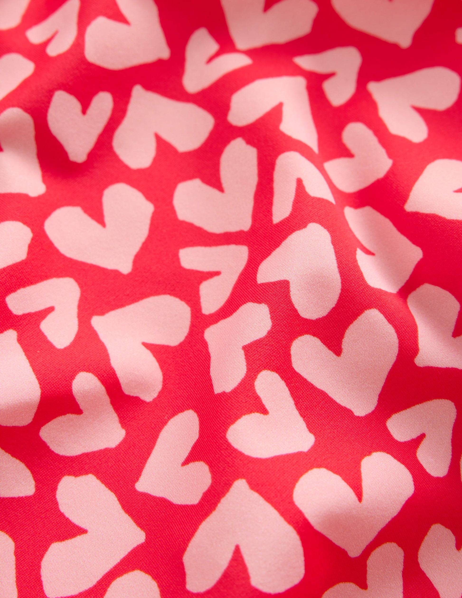 Gerafftes Tankini-Set-Rockabilly-Rot Herz-Collage-3